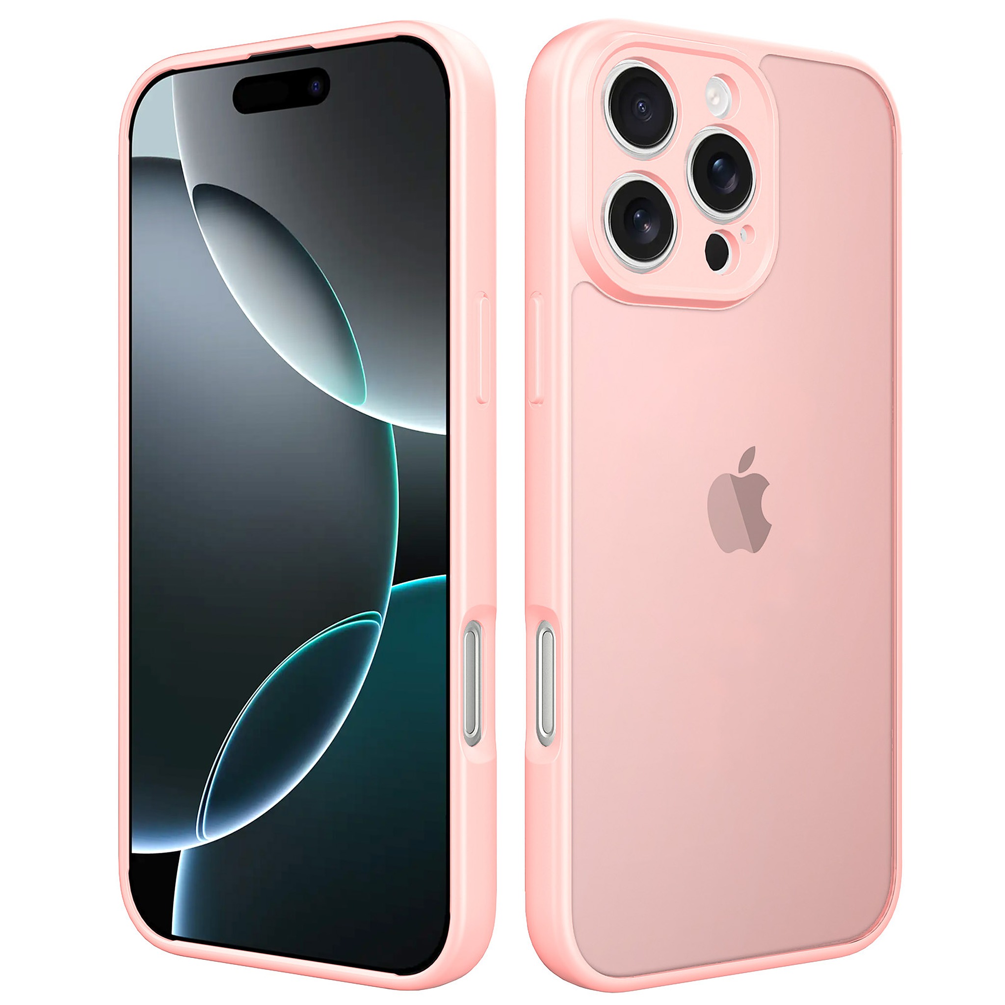 SendaFit Precise-Cutout Matte Skin-Feel Case for iPhone 16 Pro Max - Light Pink