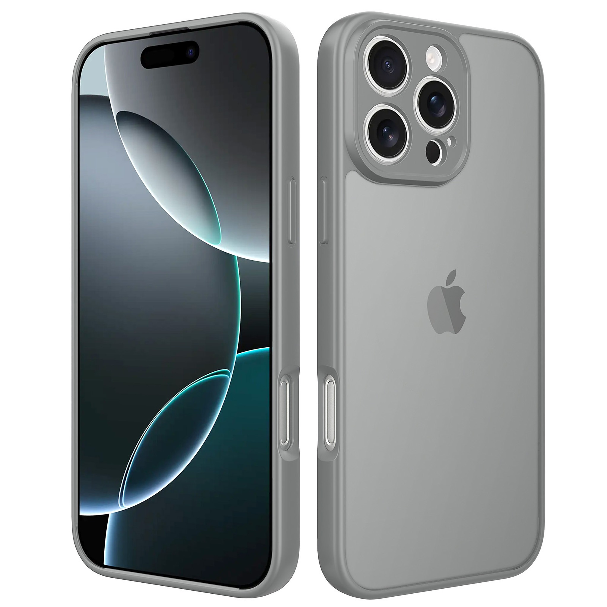SendaFit Precise-Cutout Matte Skin-Feel Case for iPhone 16 Pro Max - Dark Gray