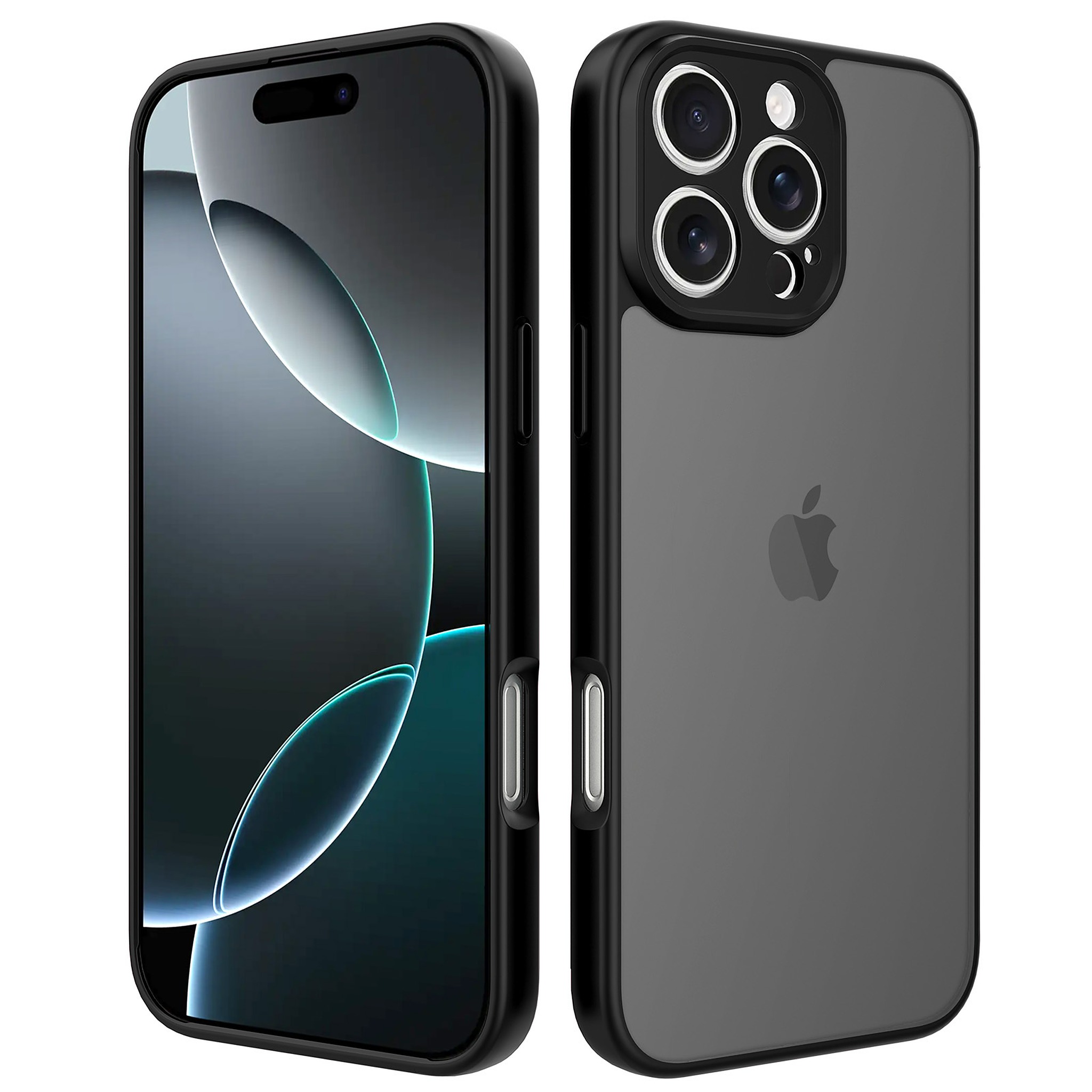 SendaFit Precise-Cutout Matte Skin-Feel Case for iPhone 16 Pro Max - Matte Black