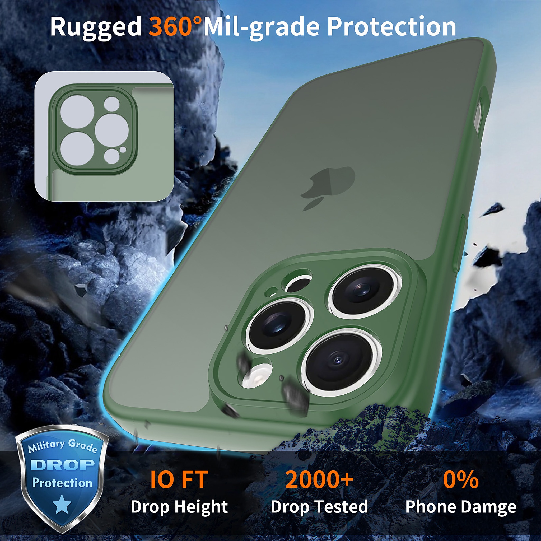 SendaFit Precise-Cutout Matte Skin-Feel Case for iPhone 16 Pro Max detail 16