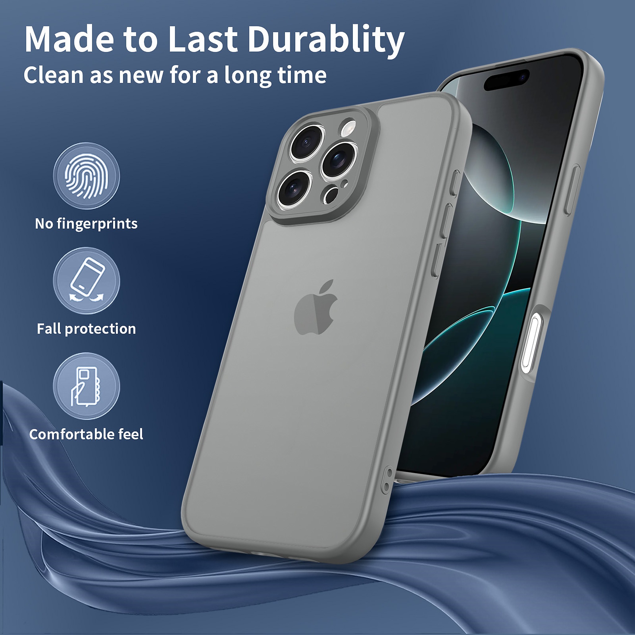 SendaFit Precise-Cutout Matte Skin-Feel Case for iPhone 16 Pro Max detail 17