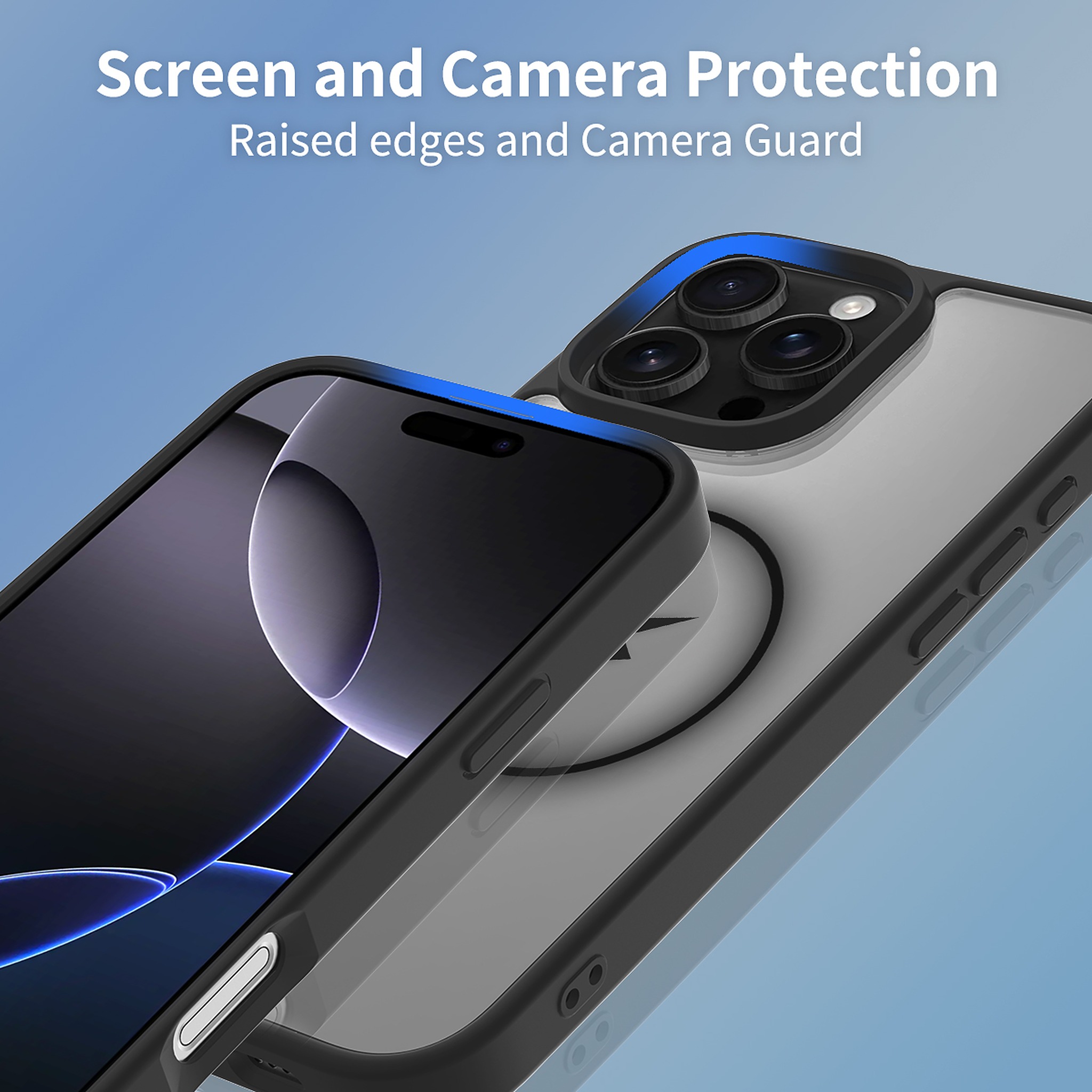 SendaFit Clear Two-in-One MagSafe Case for iPhone 16 Pro Max detail 6