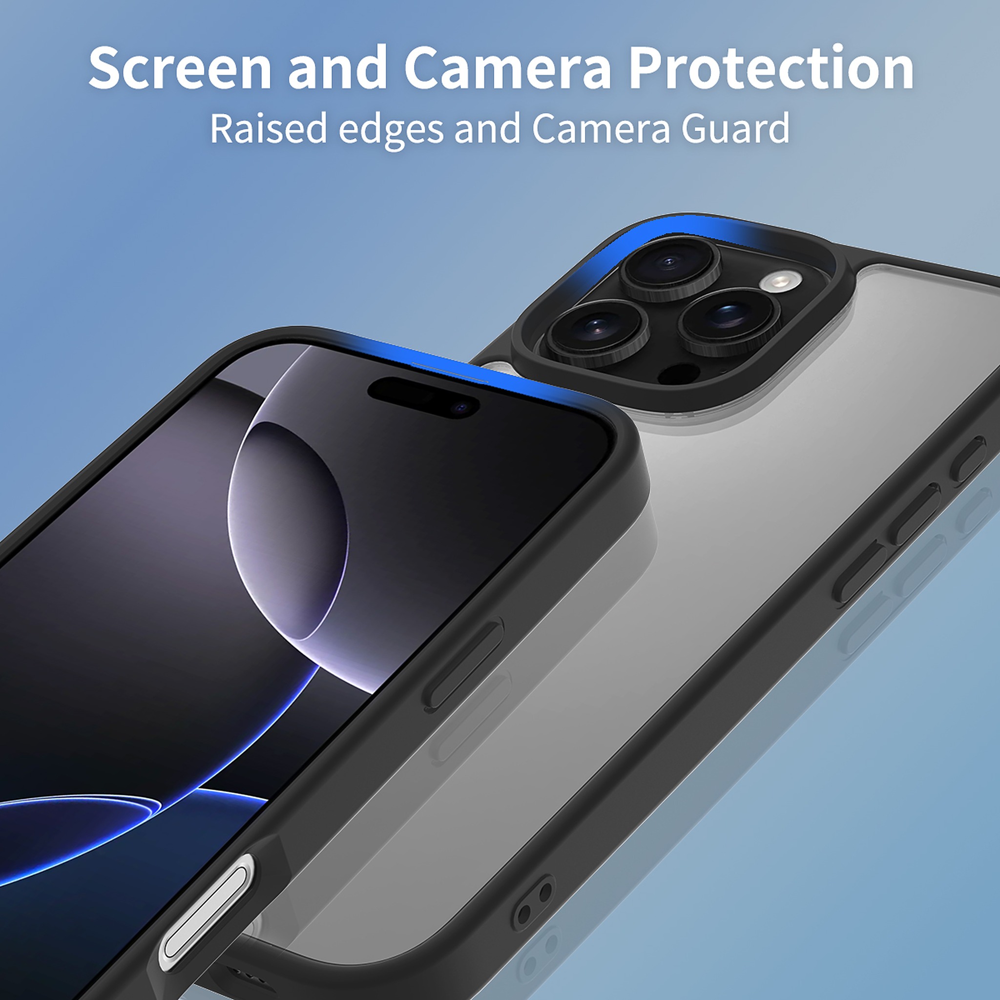 SendaFit Clear Two-in-One Case for iPhone 16 Pro Max detail 1