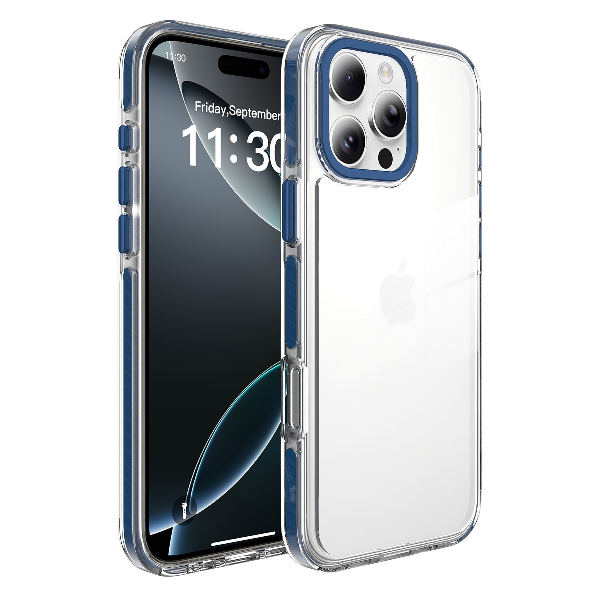 SendaFit Iridescent Two-Tone Case for iPhone 16 Pro Max - Royal Blue