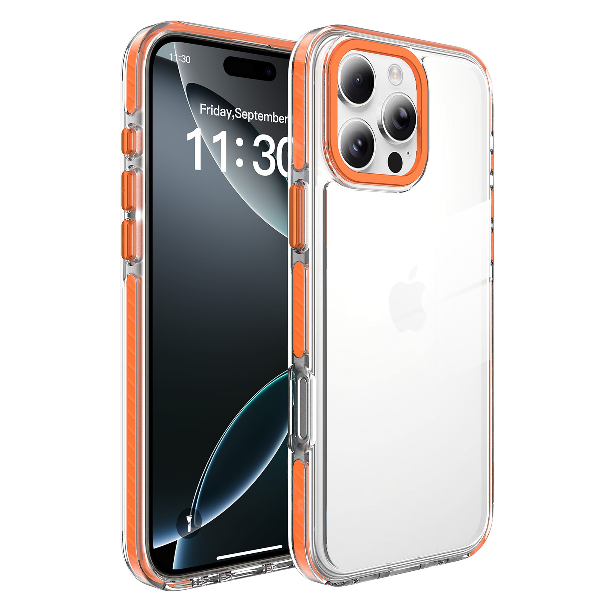 SendaFit Iridescent Two-Tone Case for iPhone 16 Pro Max - Orange
