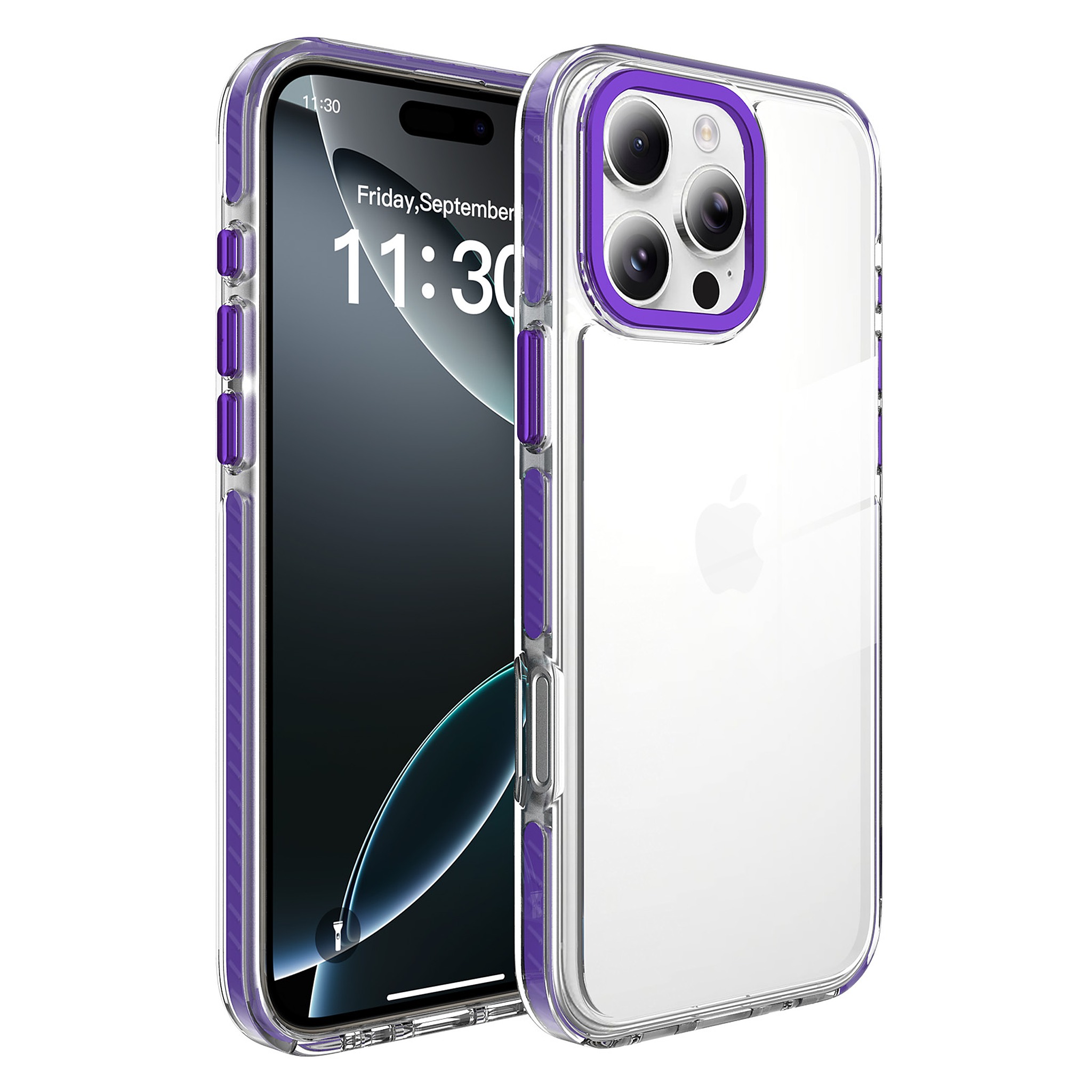 SendaFit Iridescent Two-Tone Case for iPhone 16 Pro Max - Purple