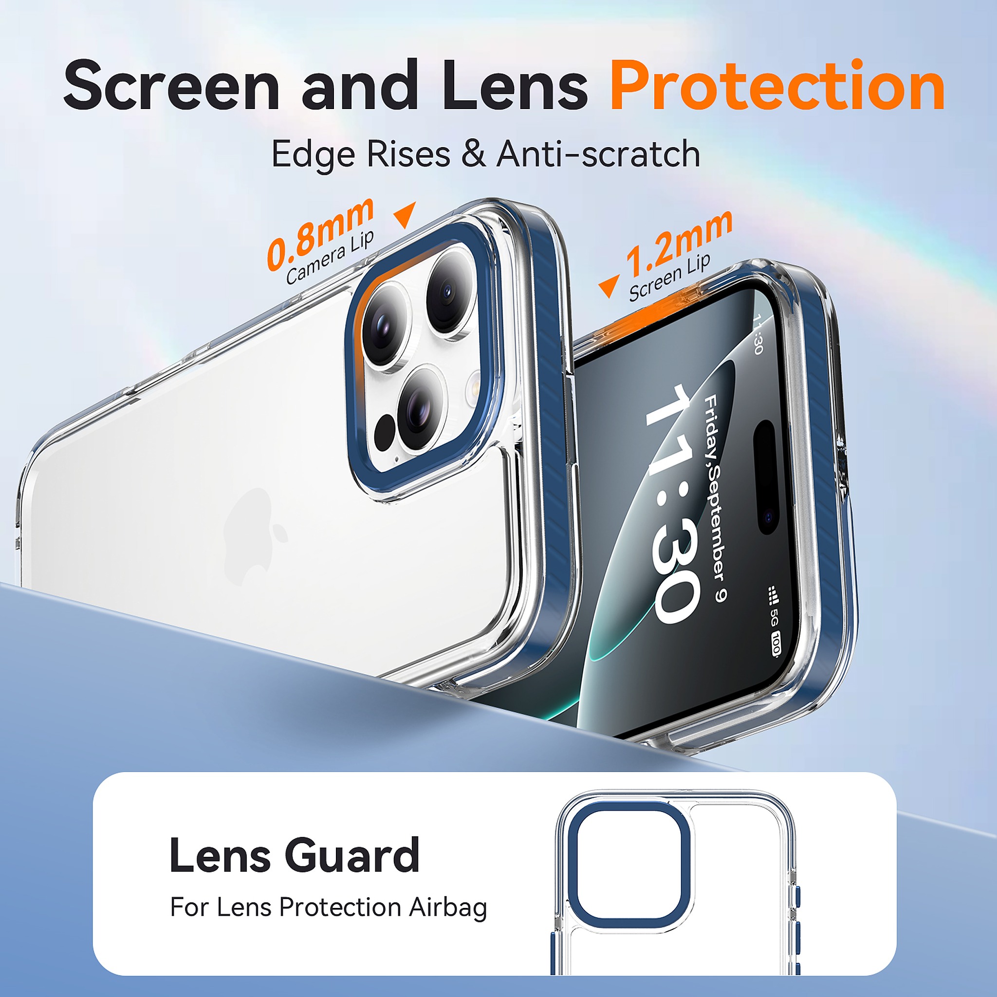 SendaFit Iridescent Two-Tone Case for iPhone 16 Pro Max detail 1