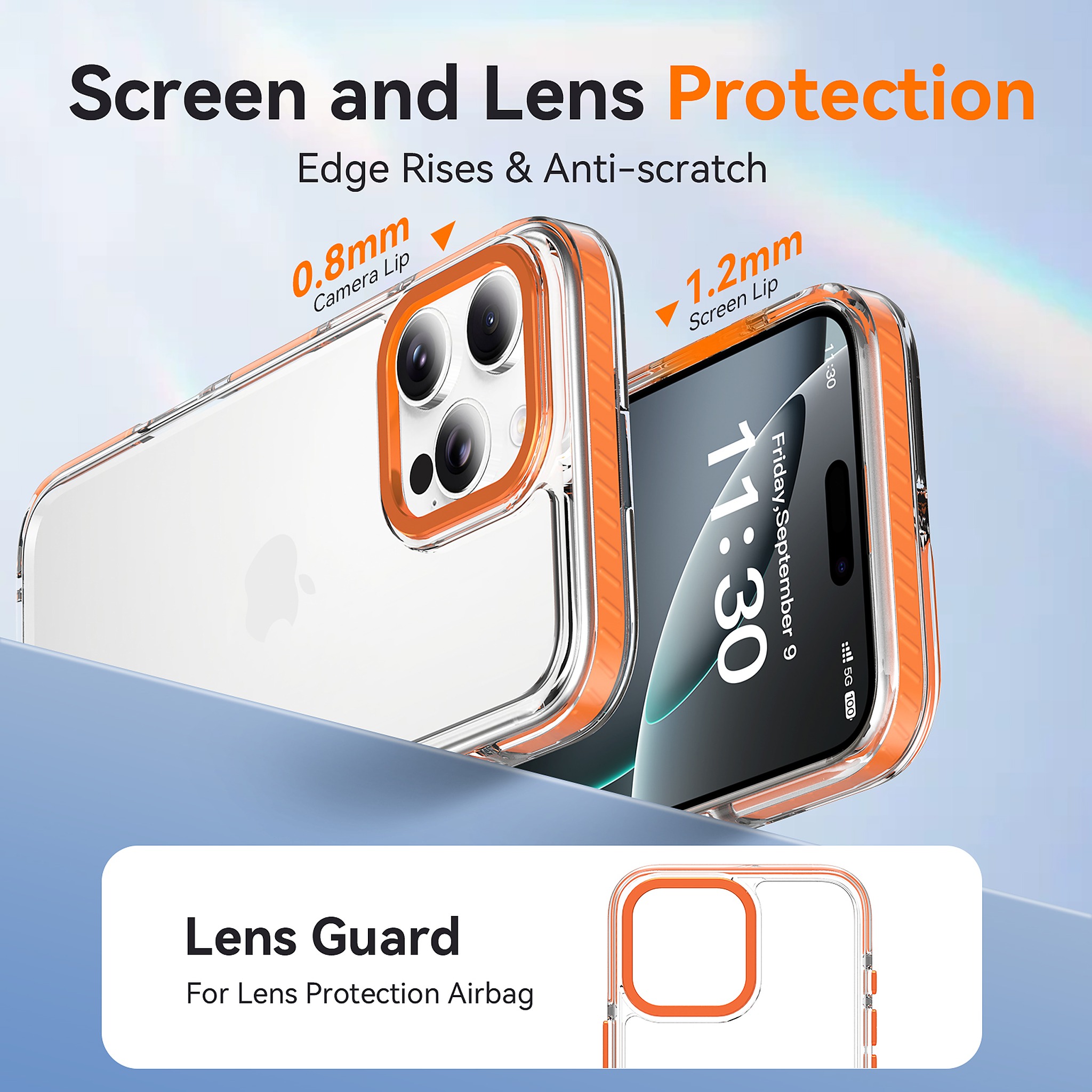SendaFit Iridescent Two-Tone Case for iPhone 16 Pro Max detail 11