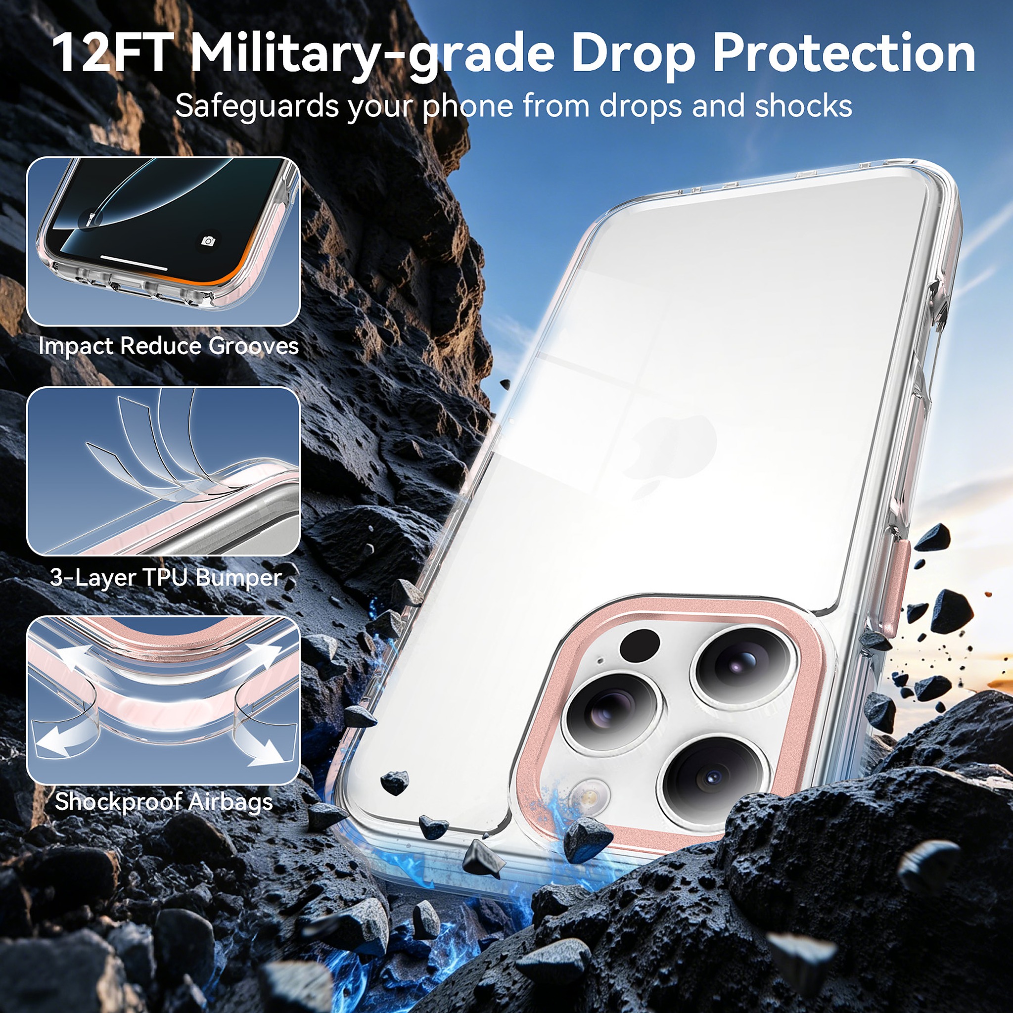 SendaFit Iridescent Two-Tone Case for iPhone 16 Pro Max detail 18