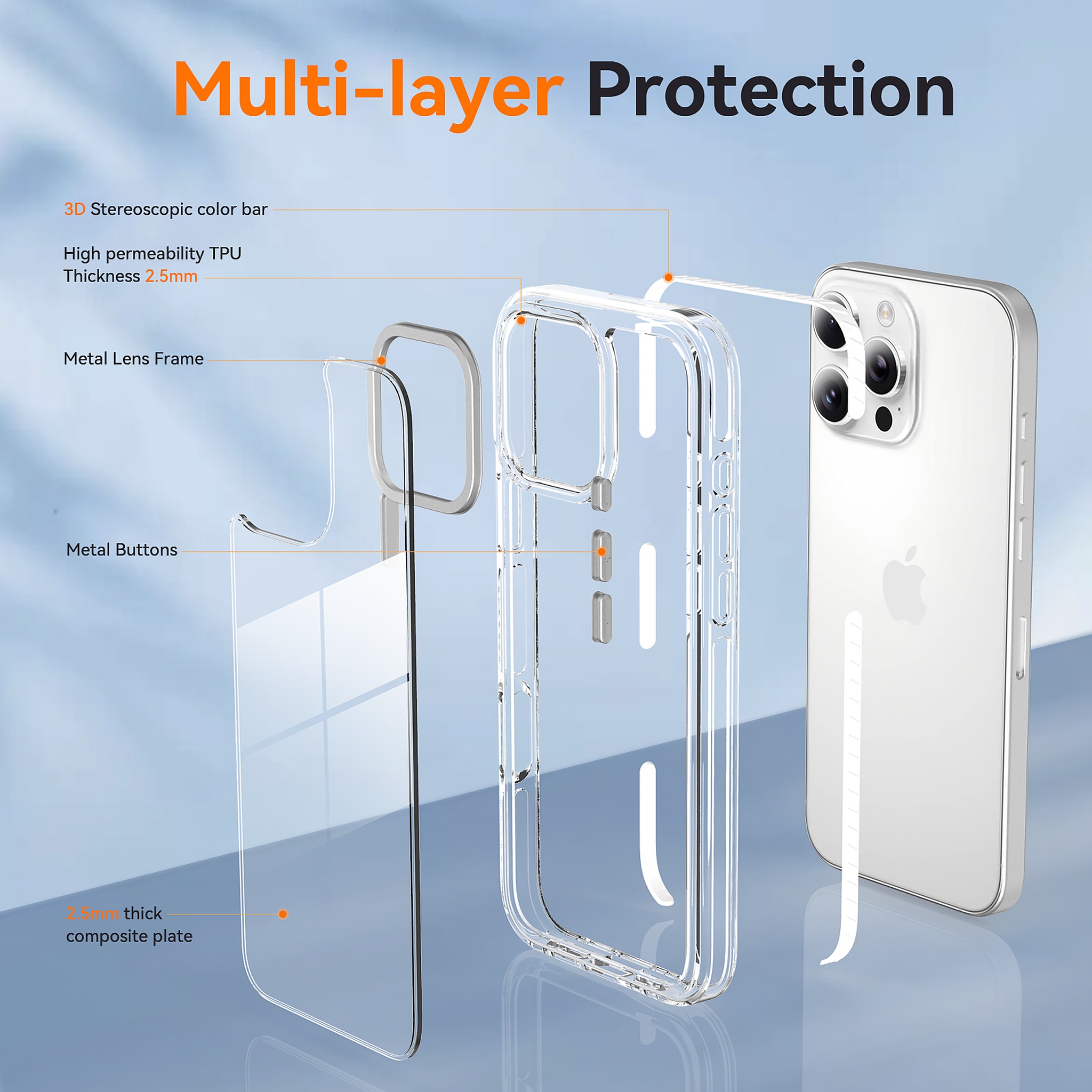 SendaFit Iridescent Two-Tone Case for iPhone 16 Pro Max detail 25