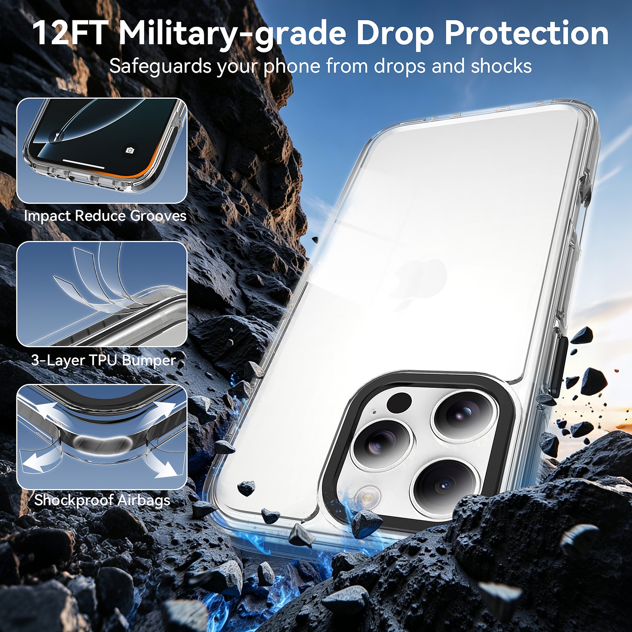 SendaFit Iridescent Two-Tone Case for iPhone 16 Pro Max detail 27