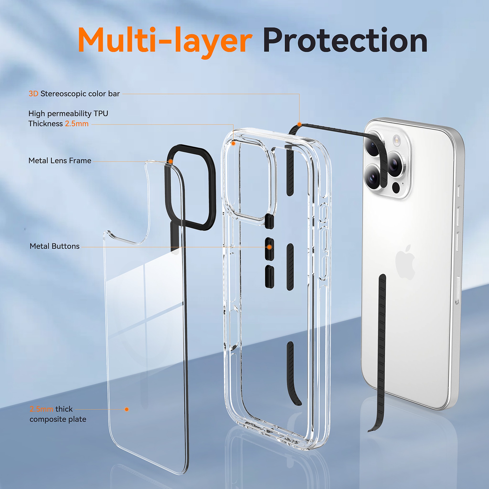 SendaFit Iridescent Two-Tone Case for iPhone 16 Pro Max detail 28