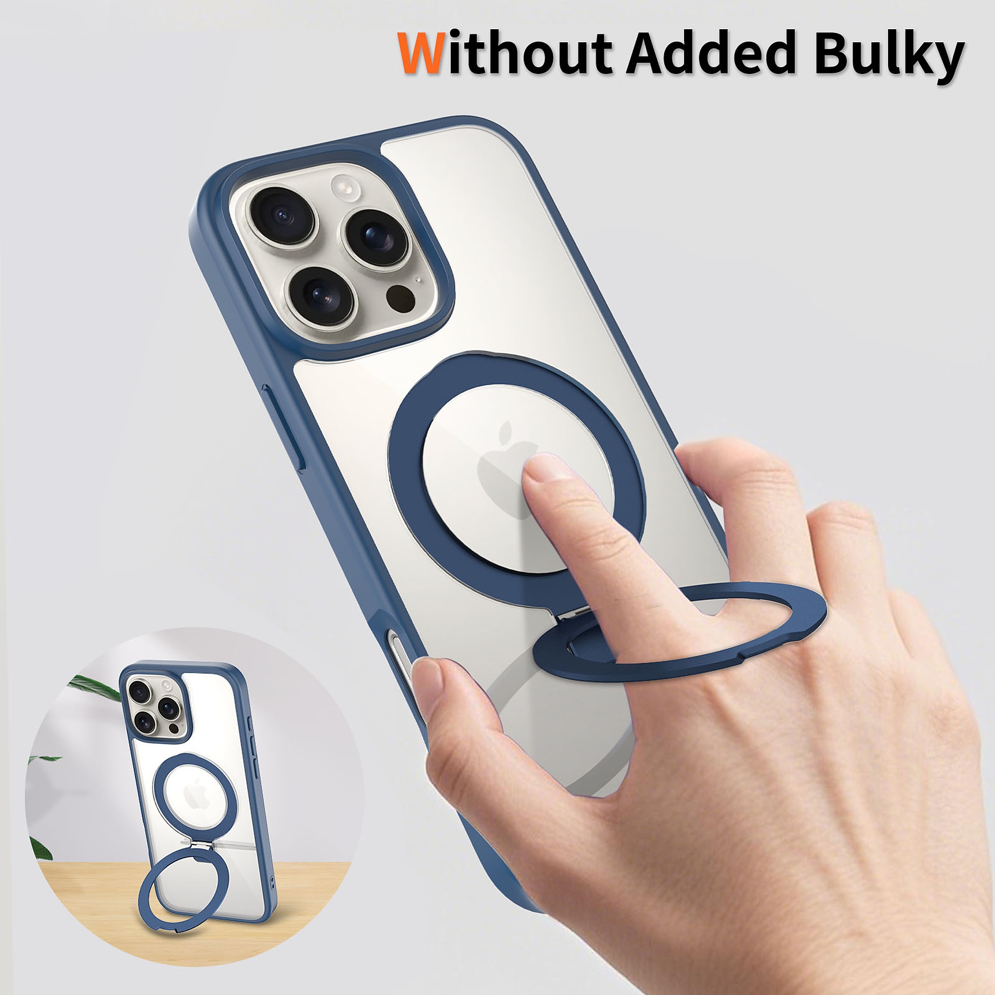 SendaFit Clear Racket-Stand Case for iPhone 16 Pro Max detail 11