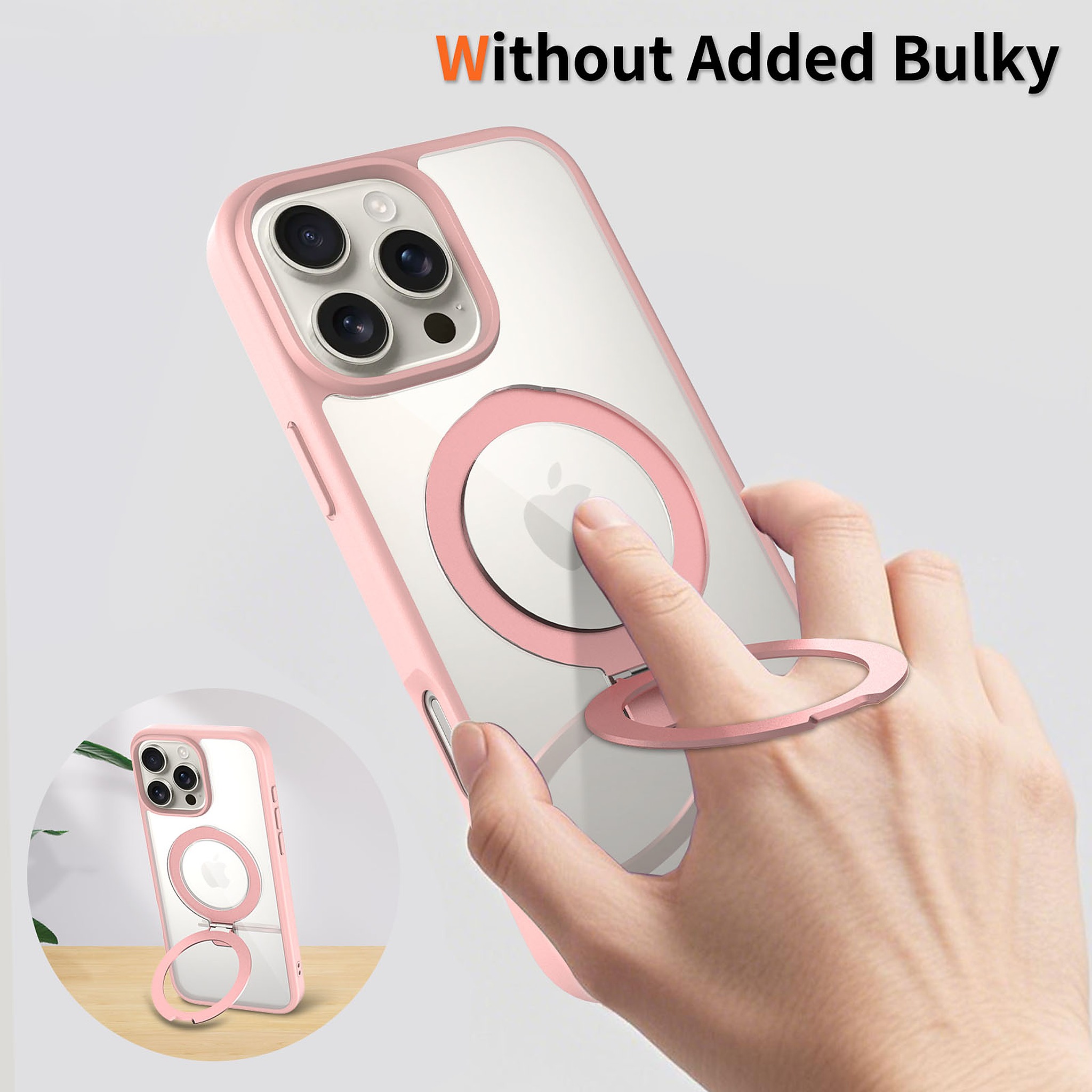 SendaFit Clear Racket-Stand Case for iPhone 16 Pro Max detail 3