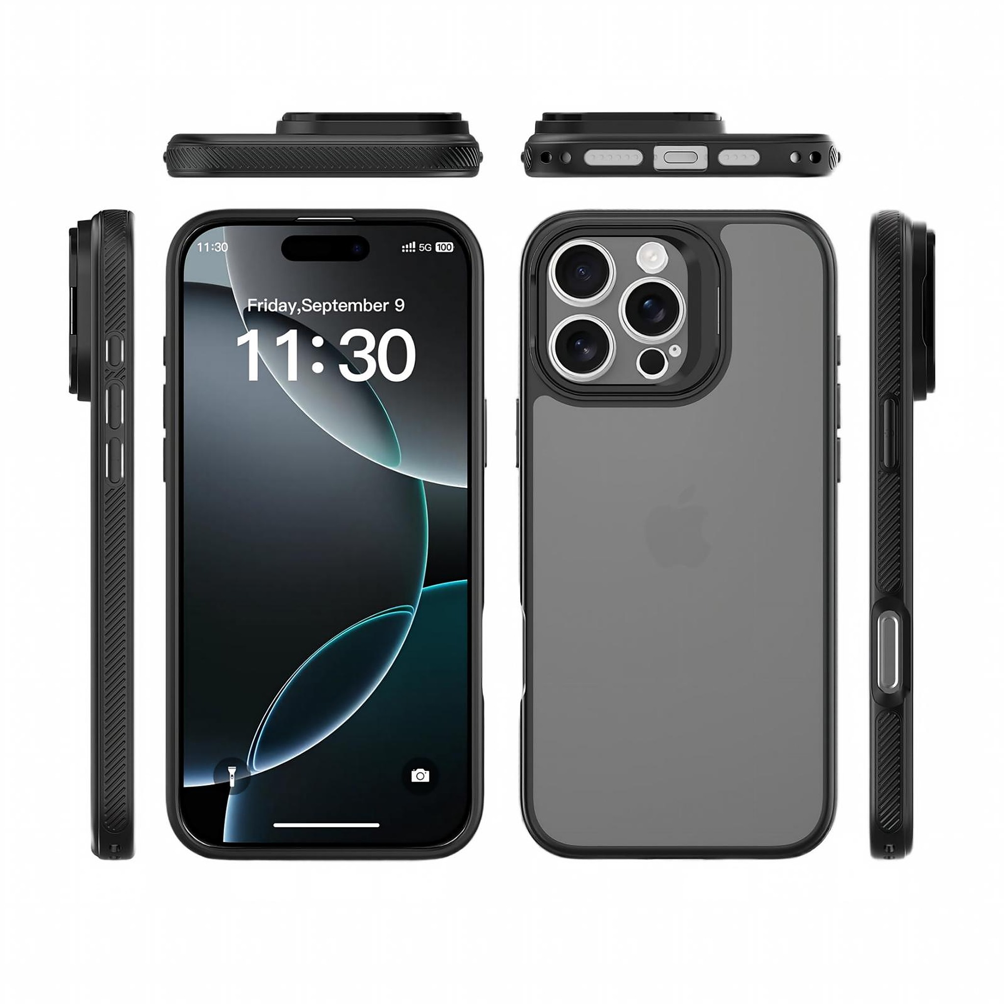 SendaFit Precise-Cutout Camera Stand Case for iPhone 16 Pro Max (001 Batch)