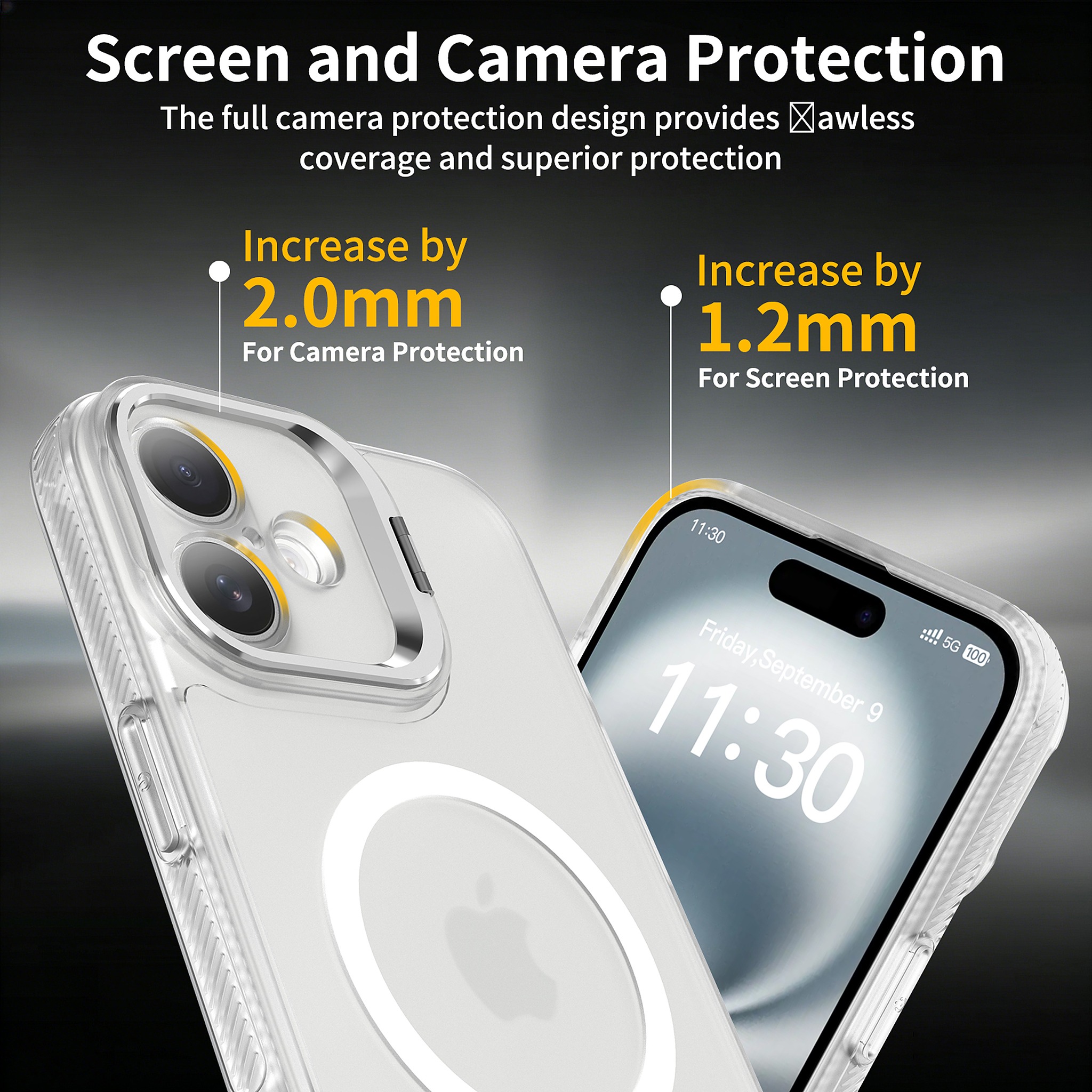 SendaFit Precise-Cutout Camera Stand MagSafe Case for iPhone 16 Plus detail 22