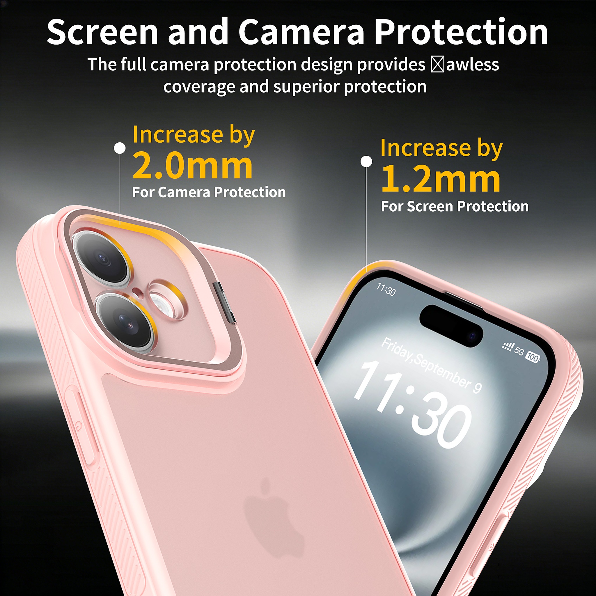 SendaFit Precise-Cutout Camera Stand Case for iPhone 16 Plus detail 14