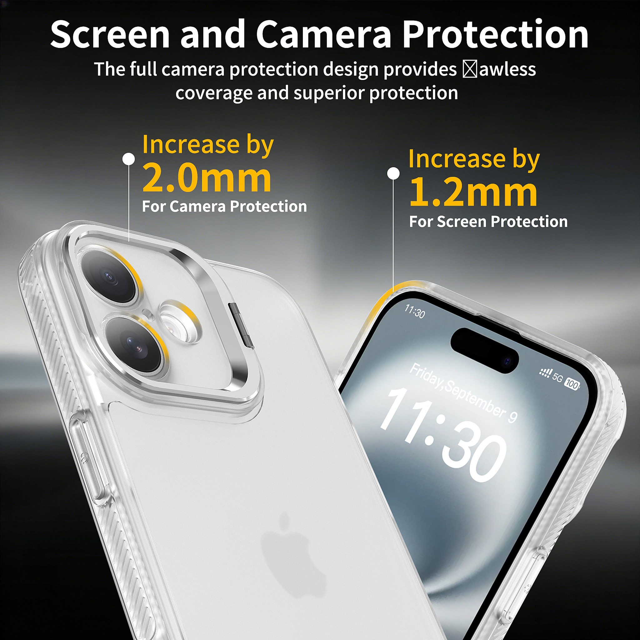 SendaFit Precise-Cutout Camera Stand Case for iPhone 16 Plus detail 22