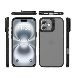 SendaFit Precise-Cutout Camera Stand Case for iPhone 16 Plus