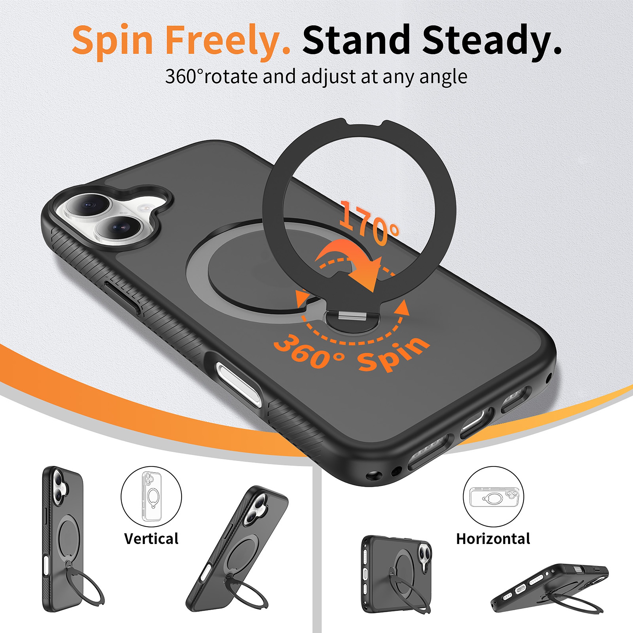 SendaFit 360° Full-Body Two-in-One Case for iPhone 16 Plus detail 16