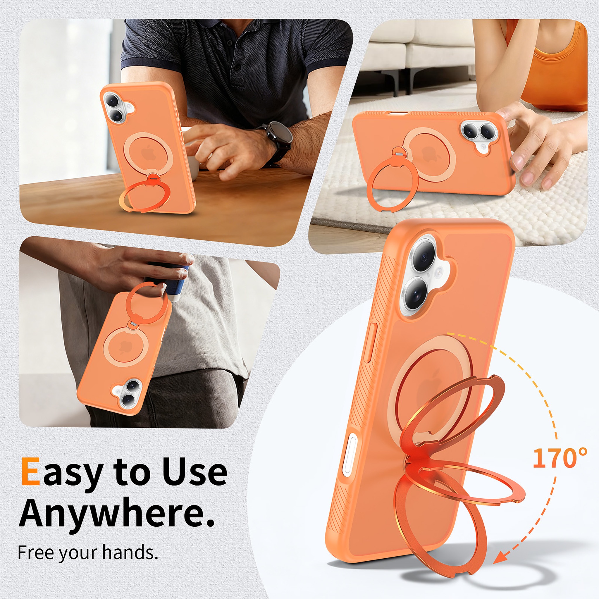 SendaFit 360° Full-Body Two-in-One Case for iPhone 16 Plus detail 3