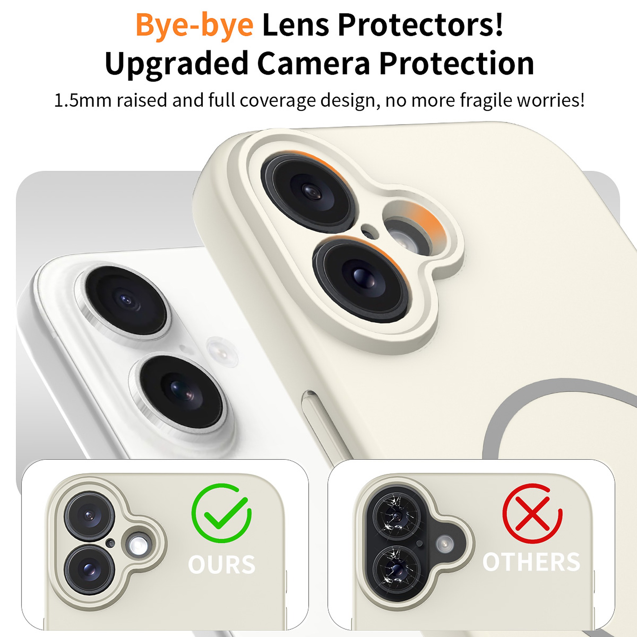 SendaFit Solid-Color Two-in-One MagSafe Case for iPhone 16 Plus (006 Batch) detail 1