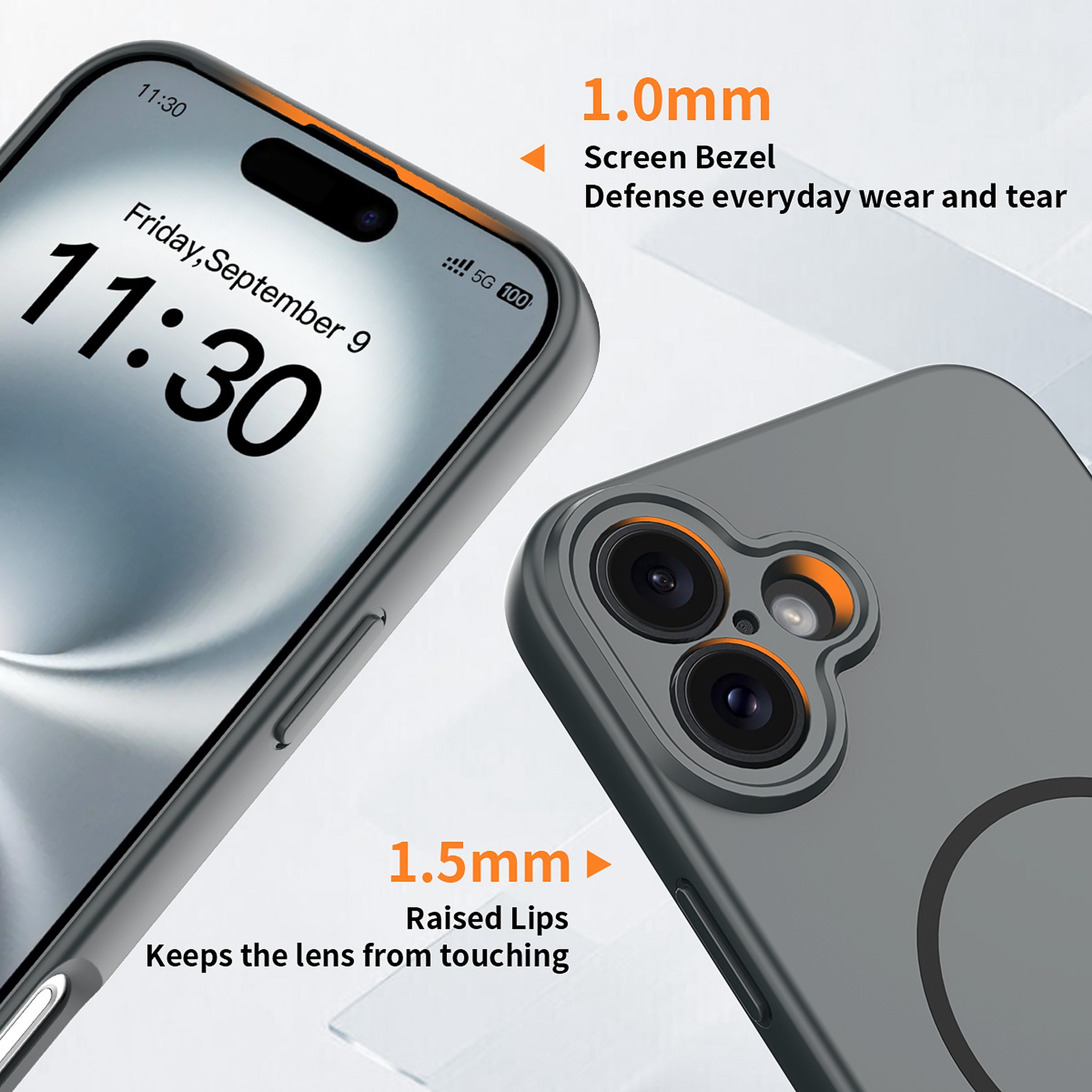SendaFit Solid-Color Two-in-One MagSafe Case for iPhone 16 Plus (006 Batch) detail 14