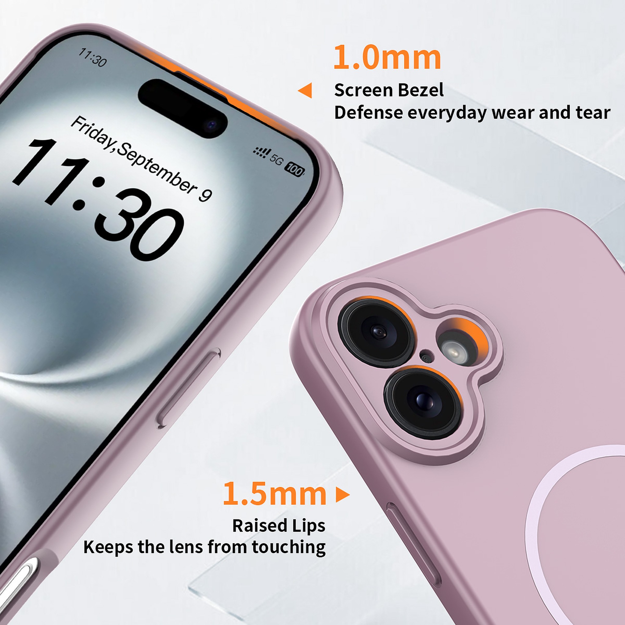 SendaFit Solid-Color Two-in-One MagSafe Case for iPhone 16 Plus (006 Batch) detail 19