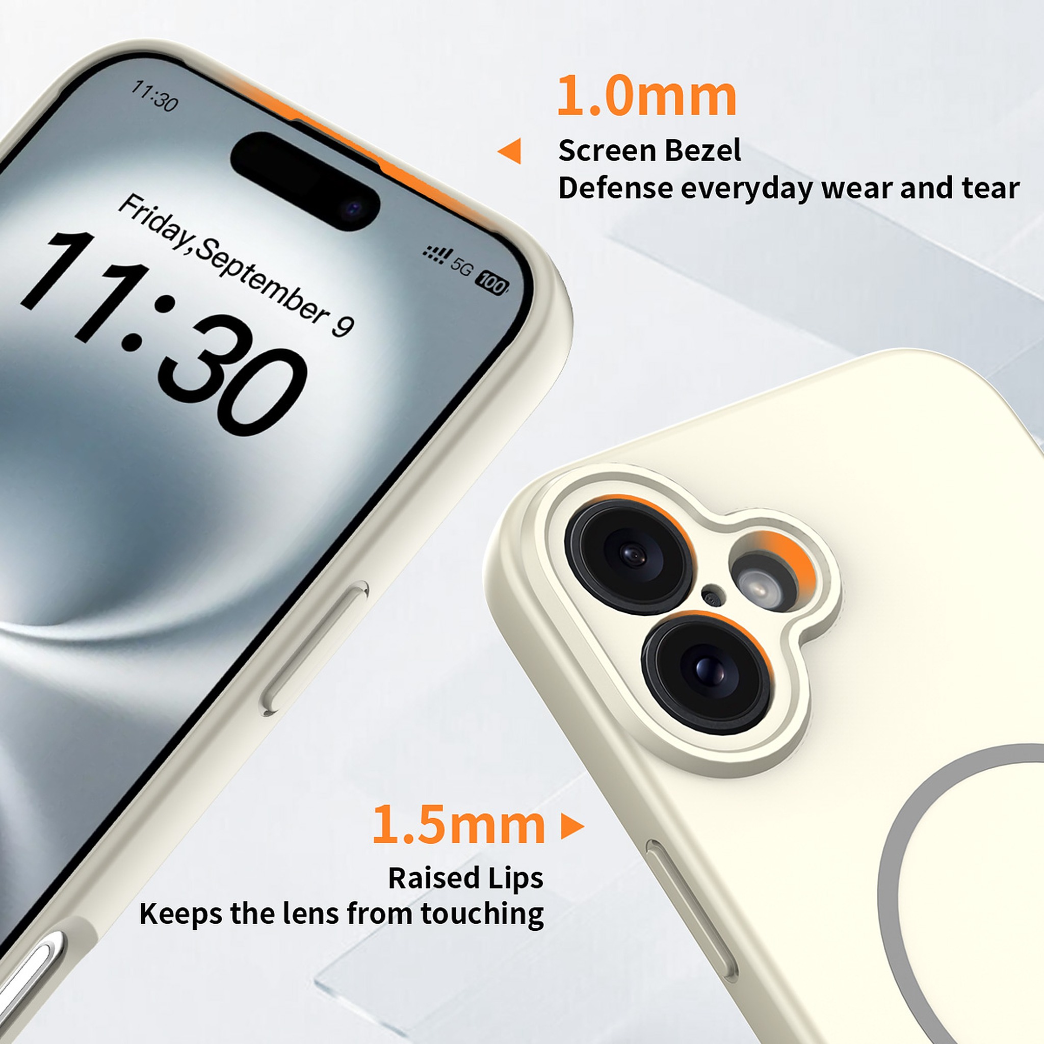 SendaFit Solid-Color Two-in-One MagSafe Case for iPhone 16 Plus (006 Batch) detail 2
