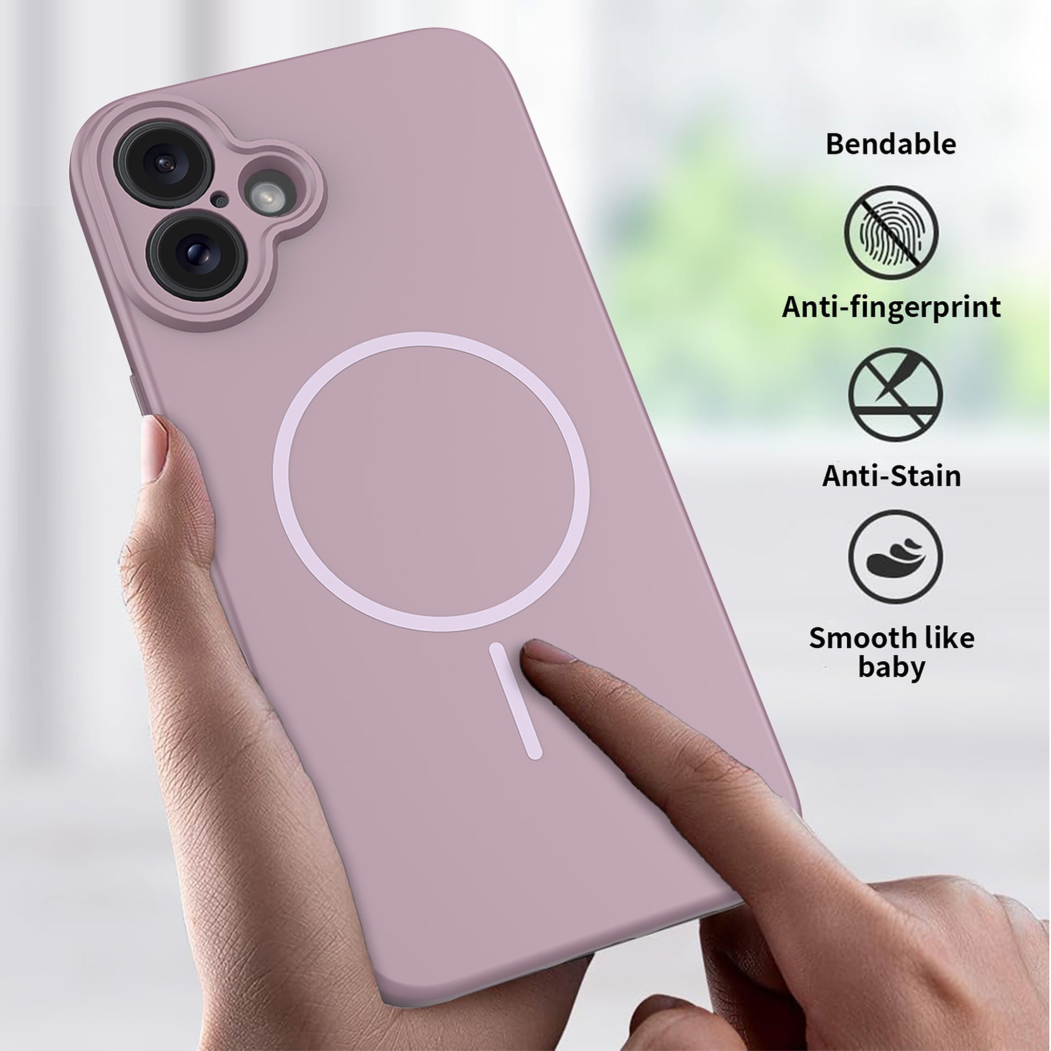 SendaFit Solid-Color Two-in-One MagSafe Case for iPhone 16 Plus (006 Batch) detail 20