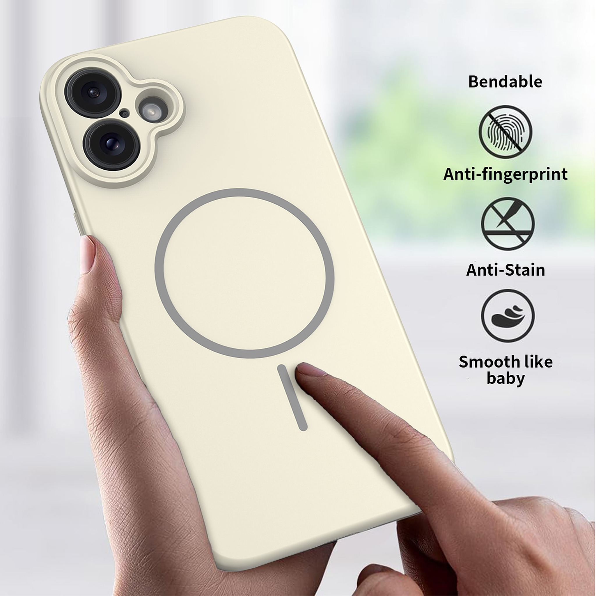 SendaFit Solid-Color Two-in-One MagSafe Case for iPhone 16 Plus (006 Batch) detail 3