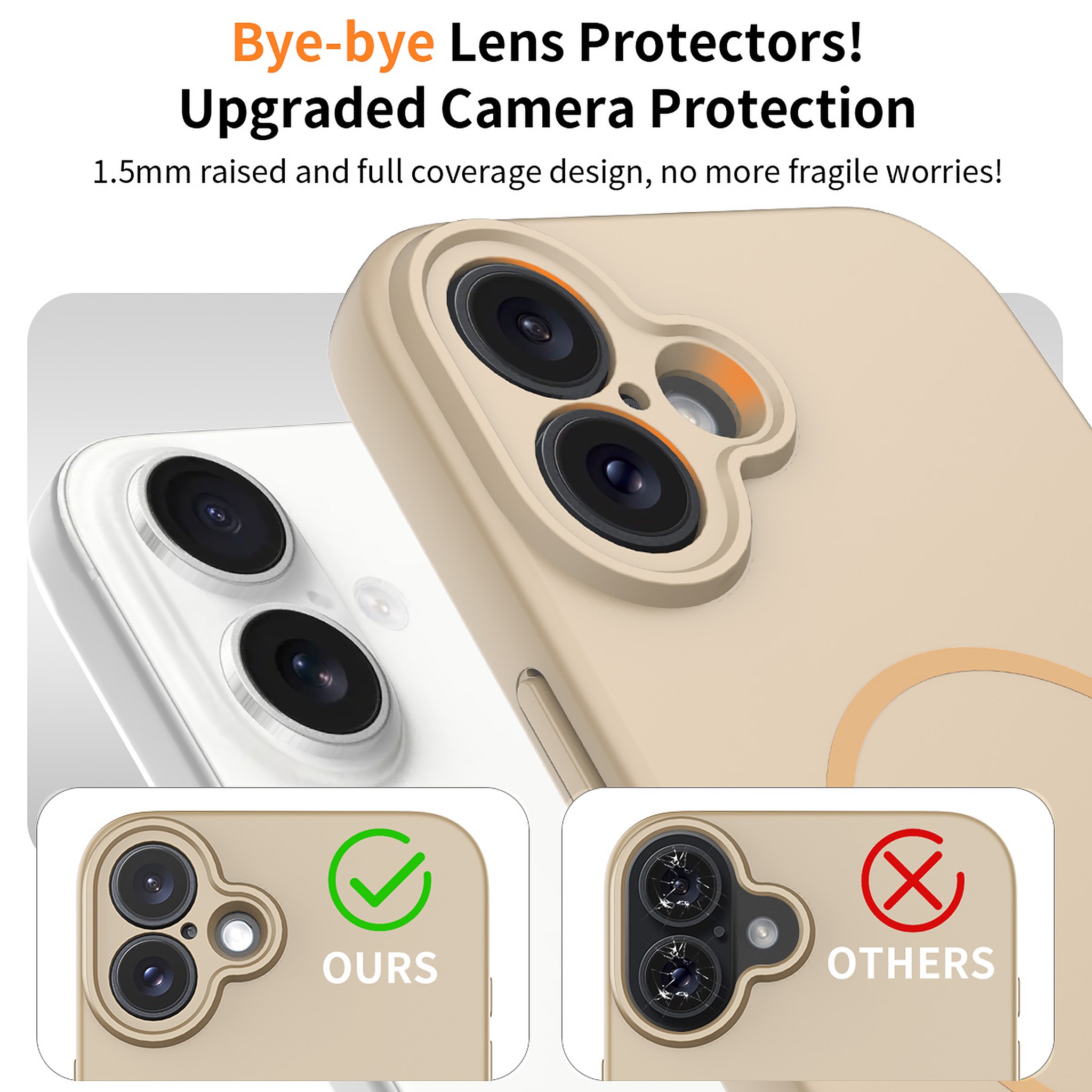 SendaFit Solid-Color Two-in-One MagSafe Case for iPhone 16 Plus (006 Batch) detail 5