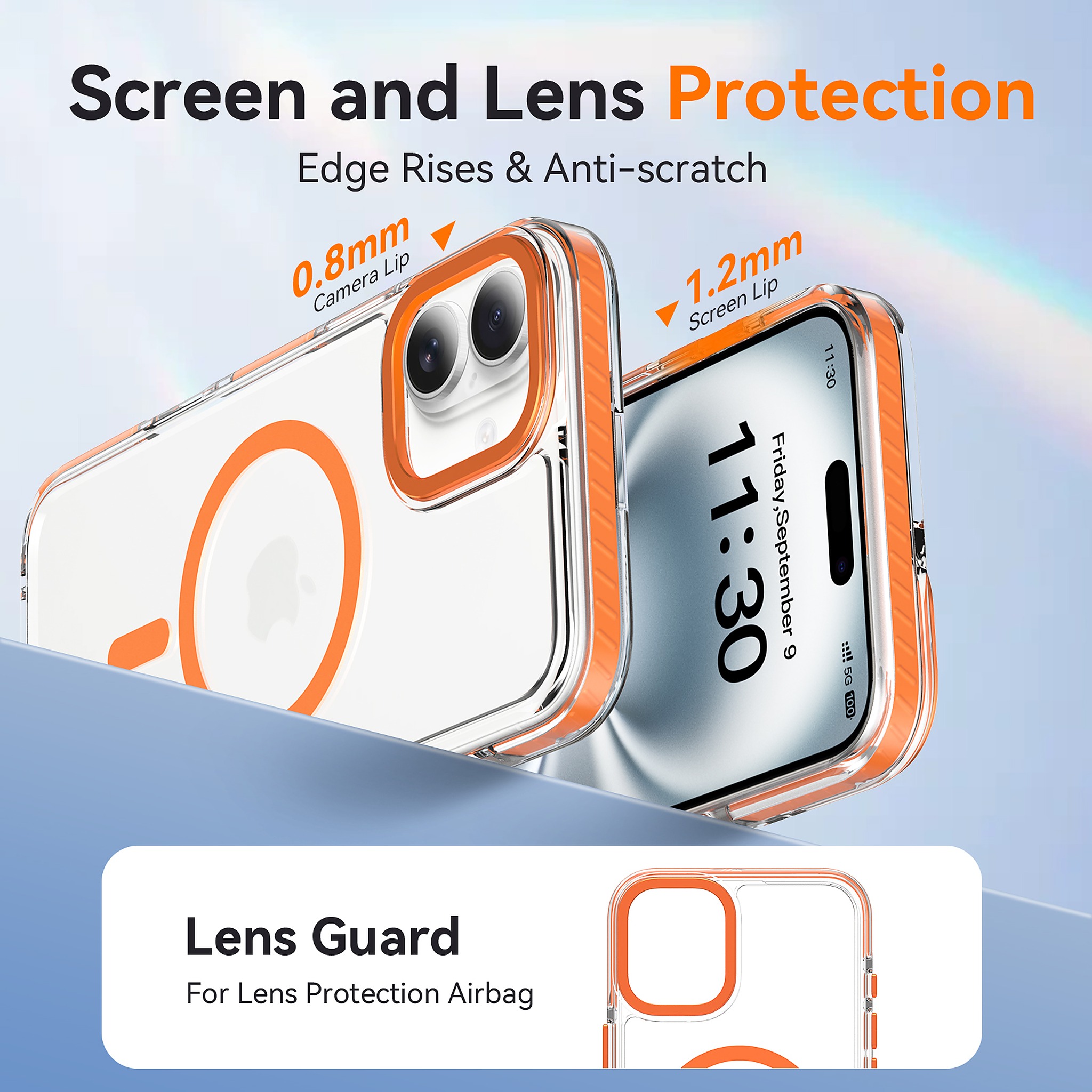 SendaFit Iridescent Two-Tone MagSafe Case for iPhone 16 Plus detail 12