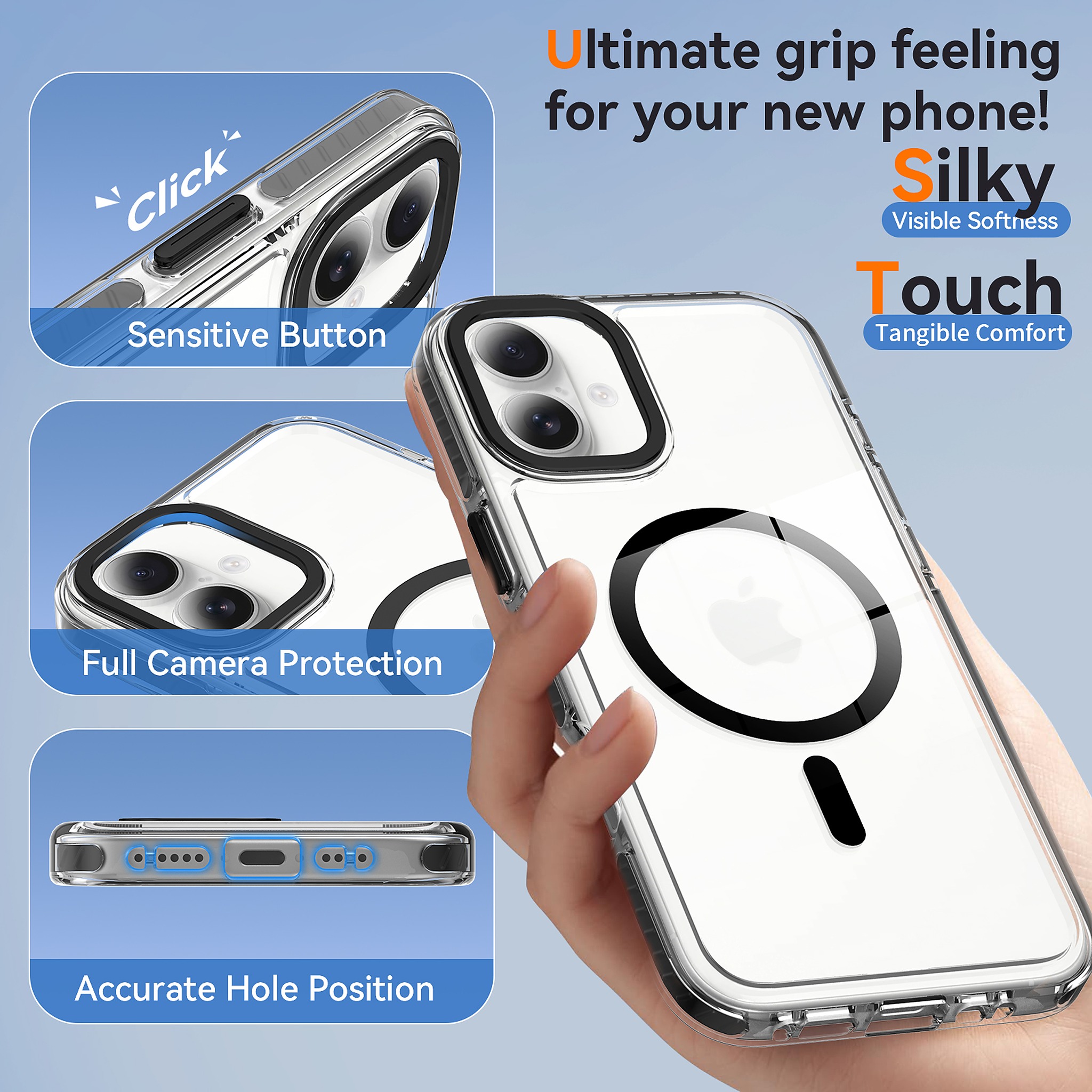 SendaFit Iridescent Two-Tone MagSafe Case for iPhone 16 Plus detail 15