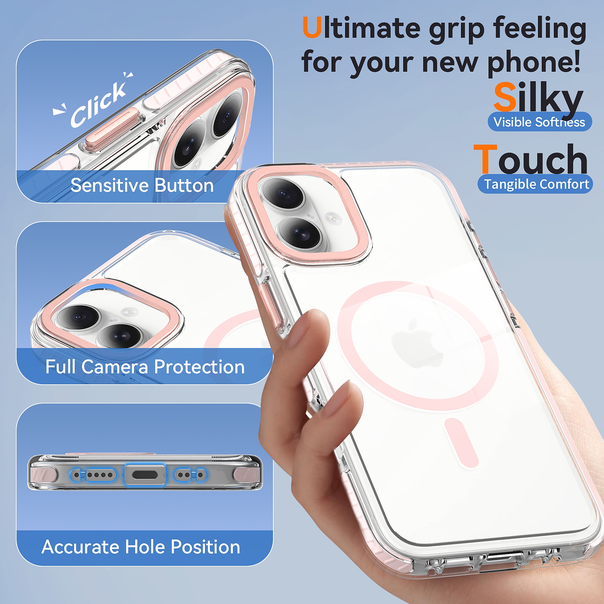 SendaFit Iridescent Two-Tone MagSafe Case for iPhone 16 Plus detail 17