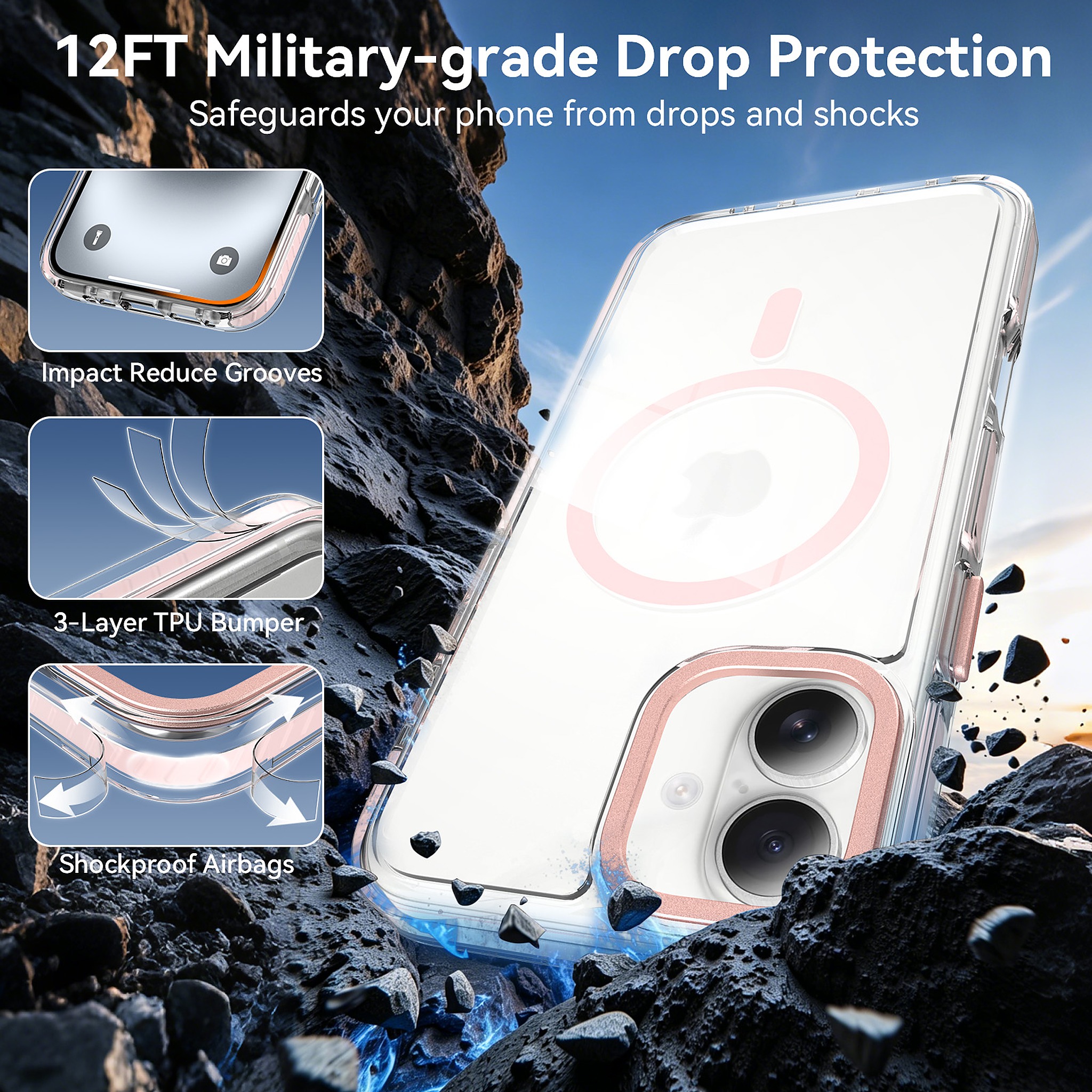 SendaFit Iridescent Two-Tone MagSafe Case for iPhone 16 Plus detail 19