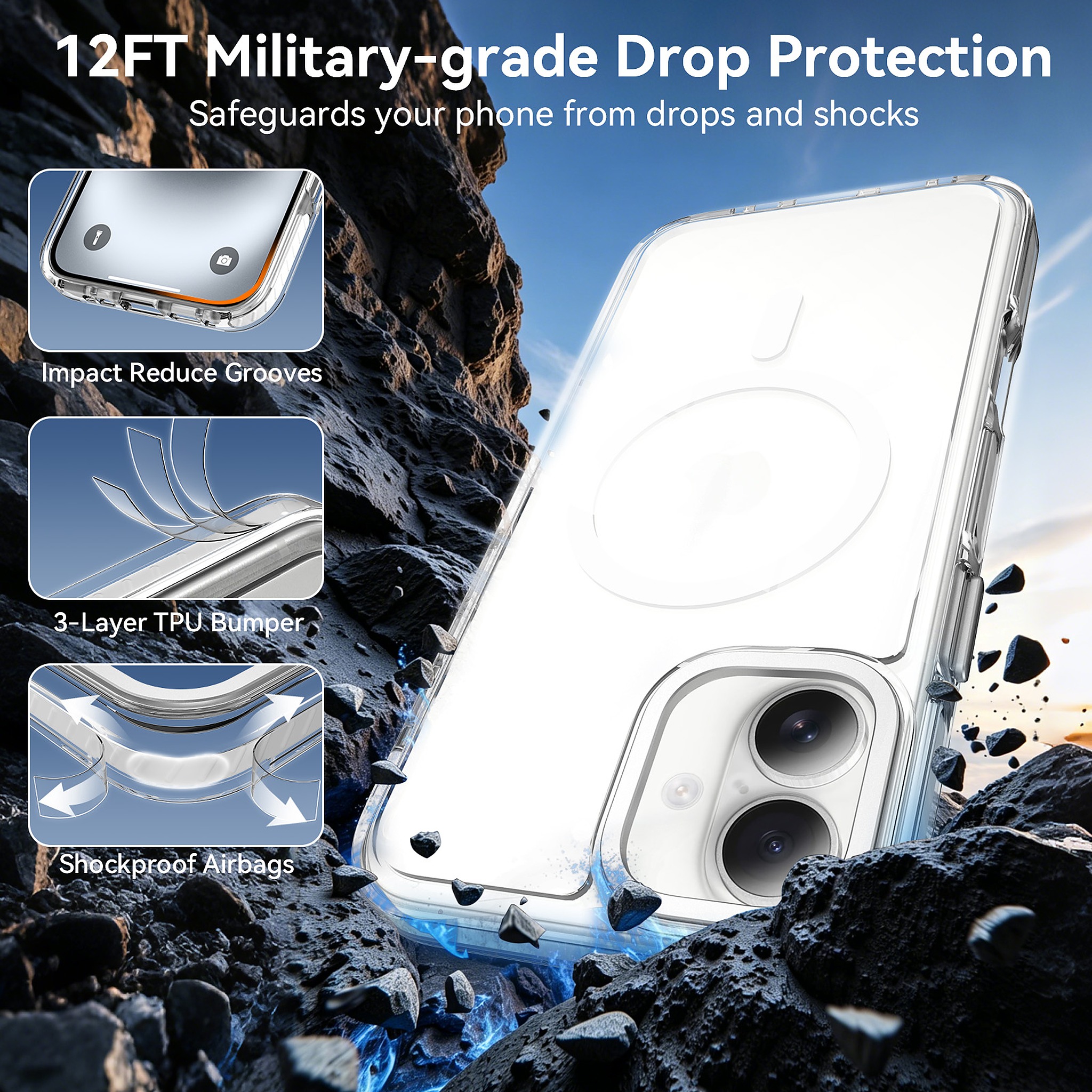 SendaFit Iridescent Two-Tone MagSafe Case for iPhone 16 Plus detail 25