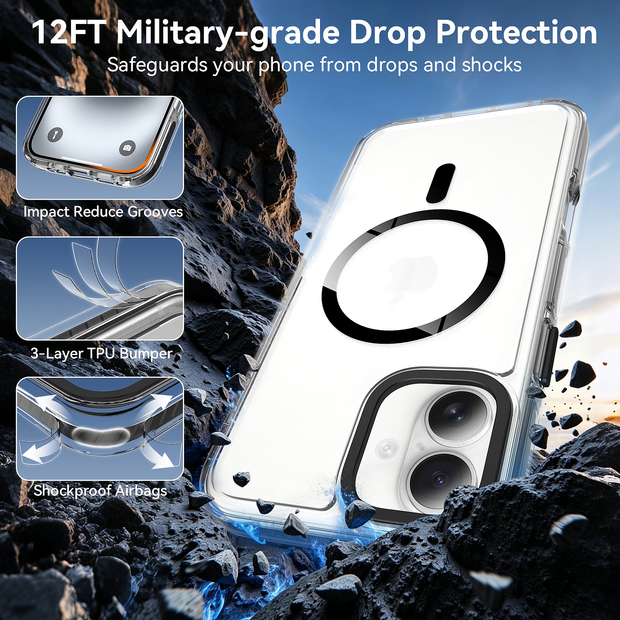 SendaFit Iridescent Two-Tone MagSafe Case for iPhone 16 Plus detail 28