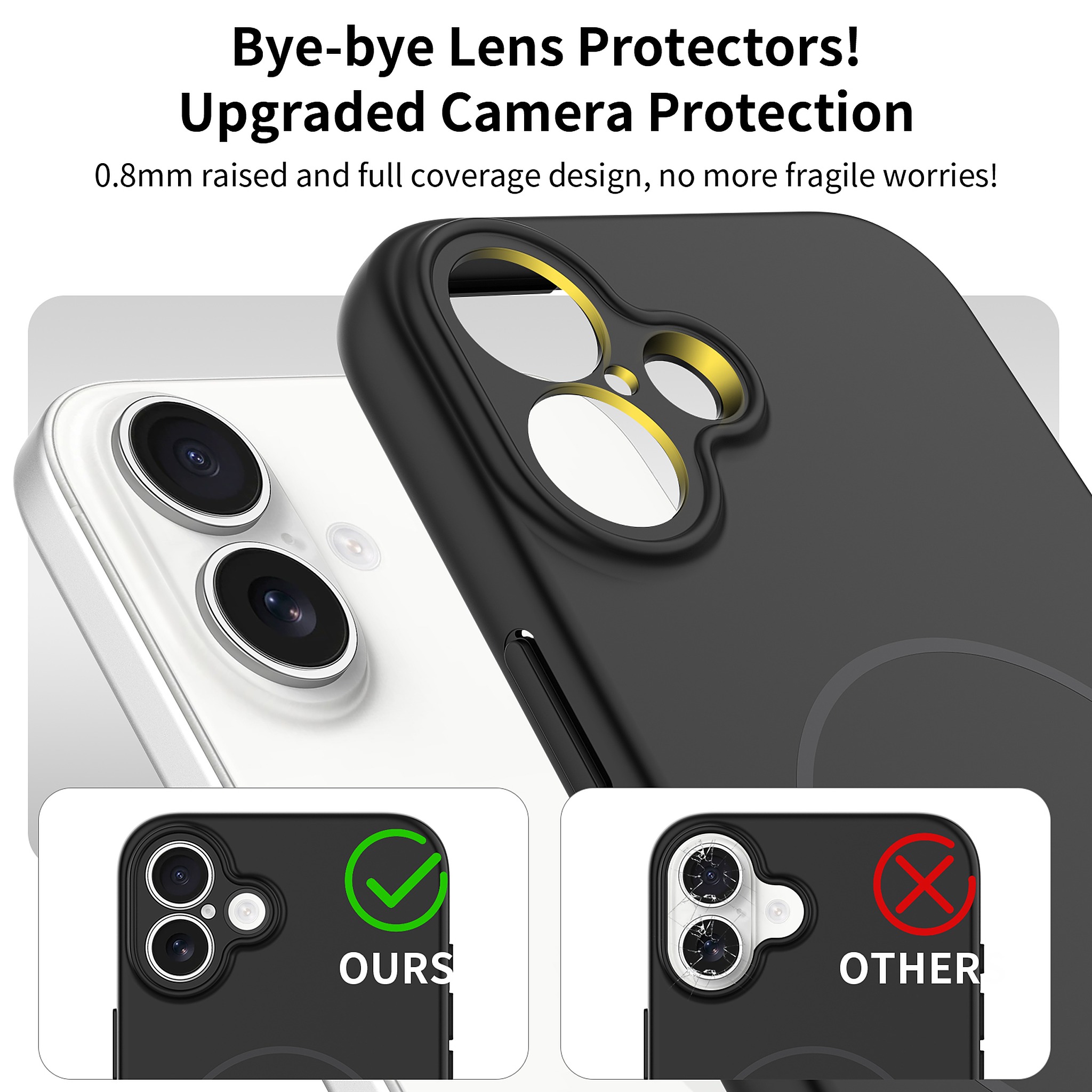 SendaFit Solid-Color Two-in-One MagSafe Case for iPhone 16 Plus detail 1
