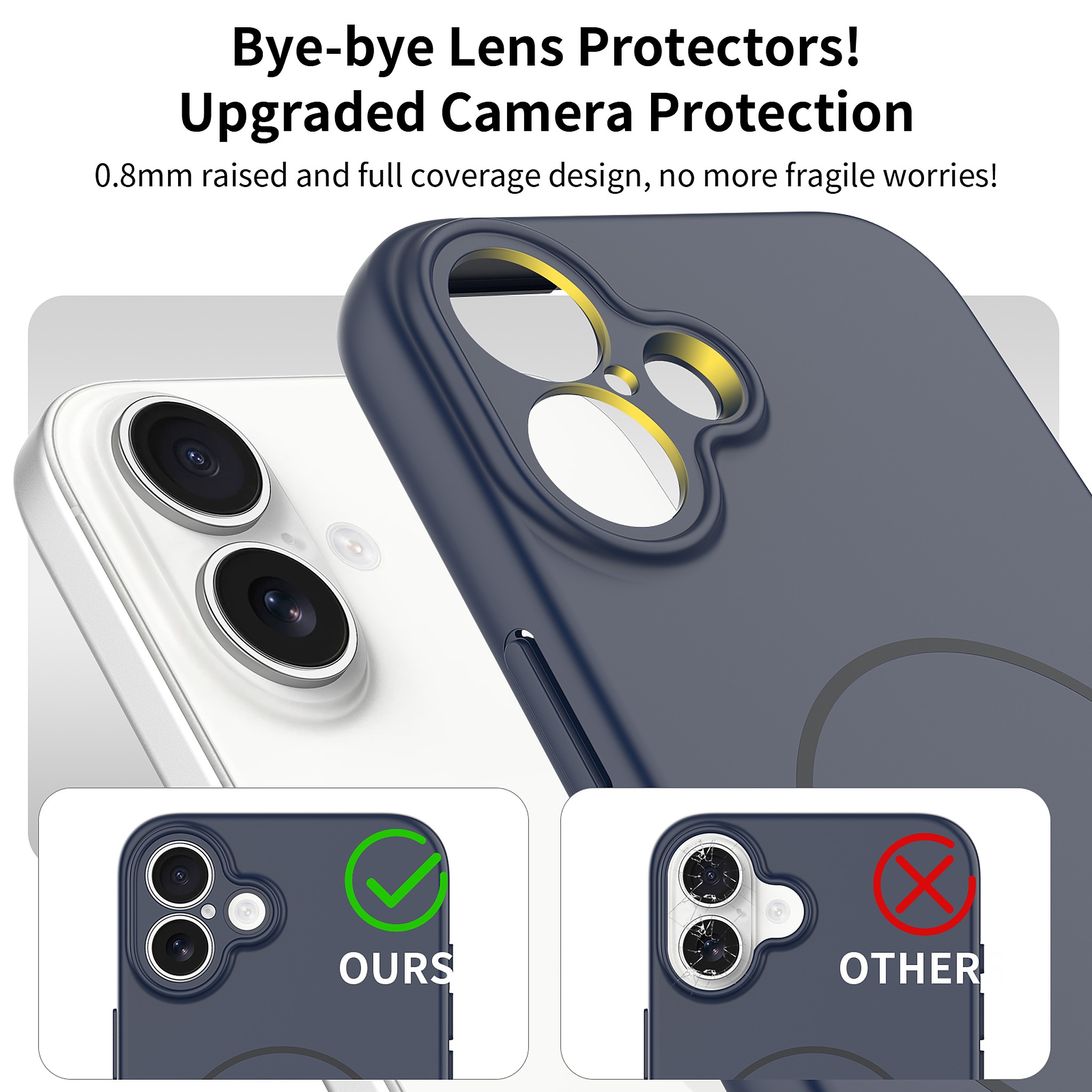 SendaFit Solid-Color Two-in-One MagSafe Case for iPhone 16 Plus detail 3