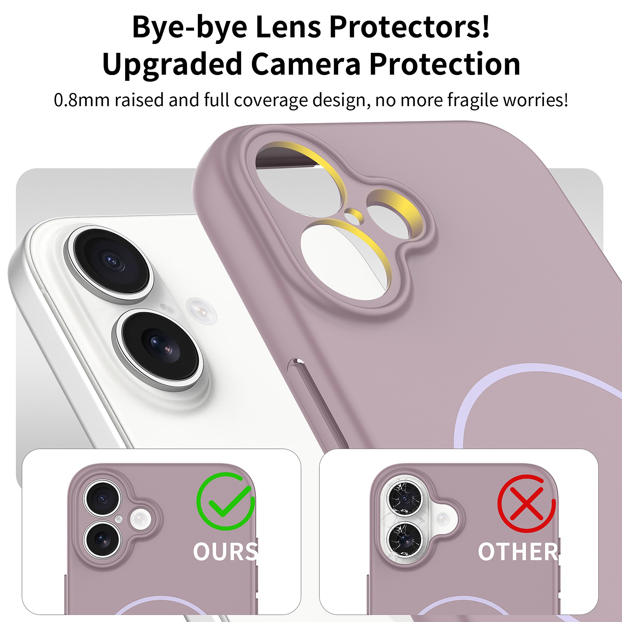 SendaFit Solid-Color Two-in-One MagSafe Case for iPhone 16 Plus detail 4