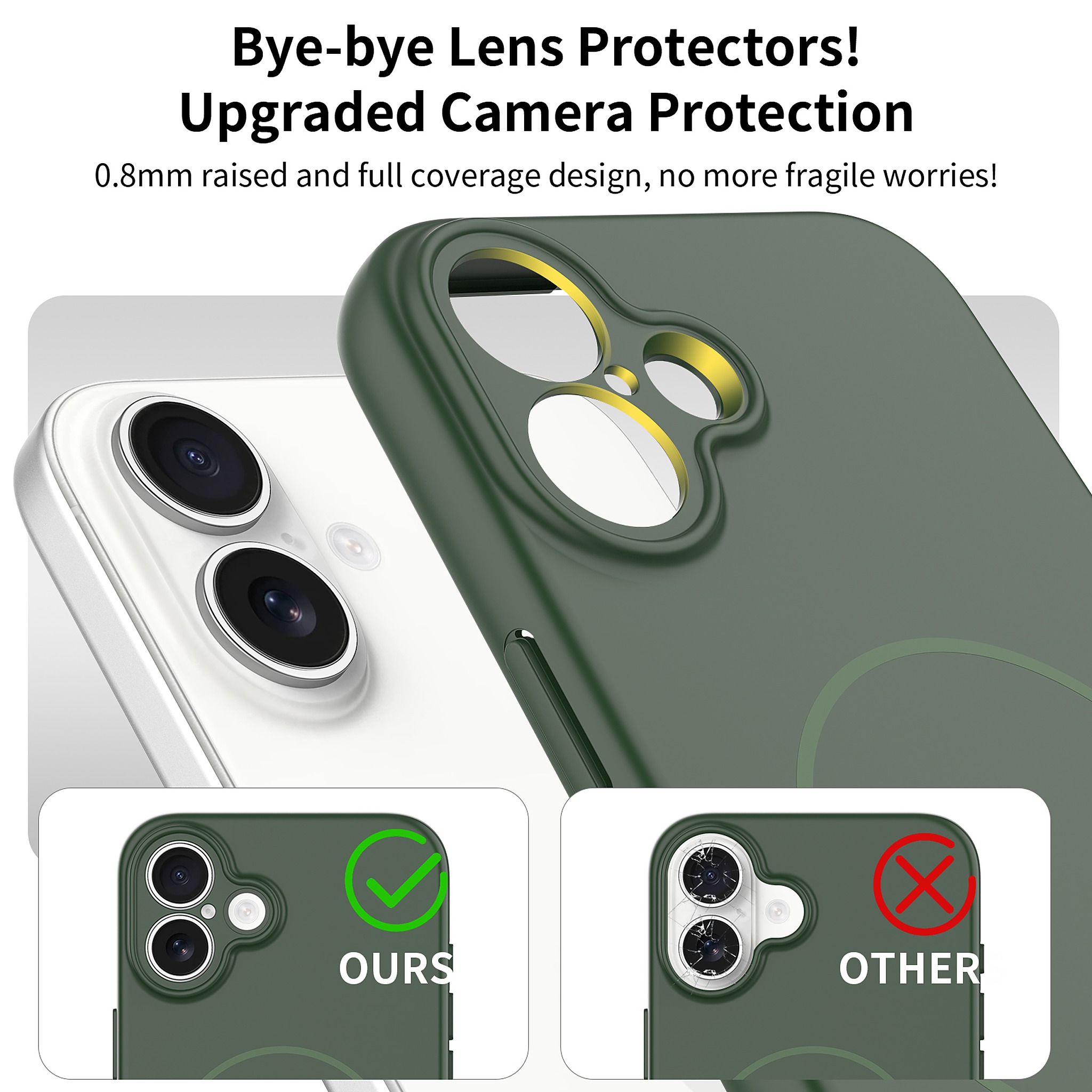 SendaFit Solid-Color Two-in-One MagSafe Case for iPhone 16 Plus detail 5
