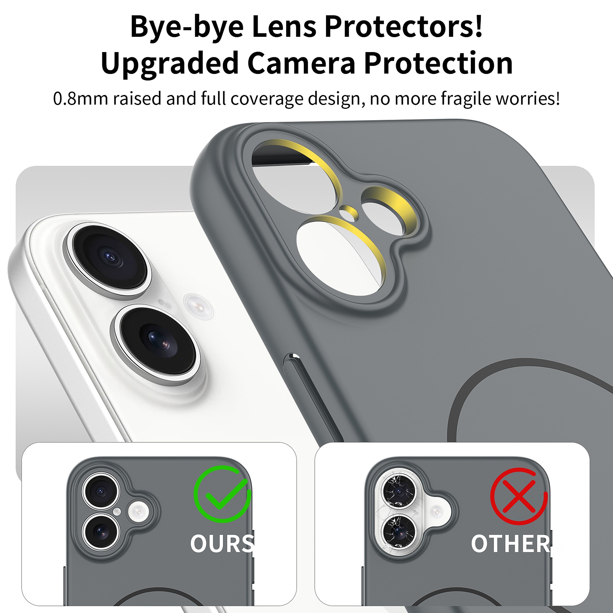 SendaFit Solid-Color Two-in-One MagSafe Case for iPhone 16 Plus detail 6