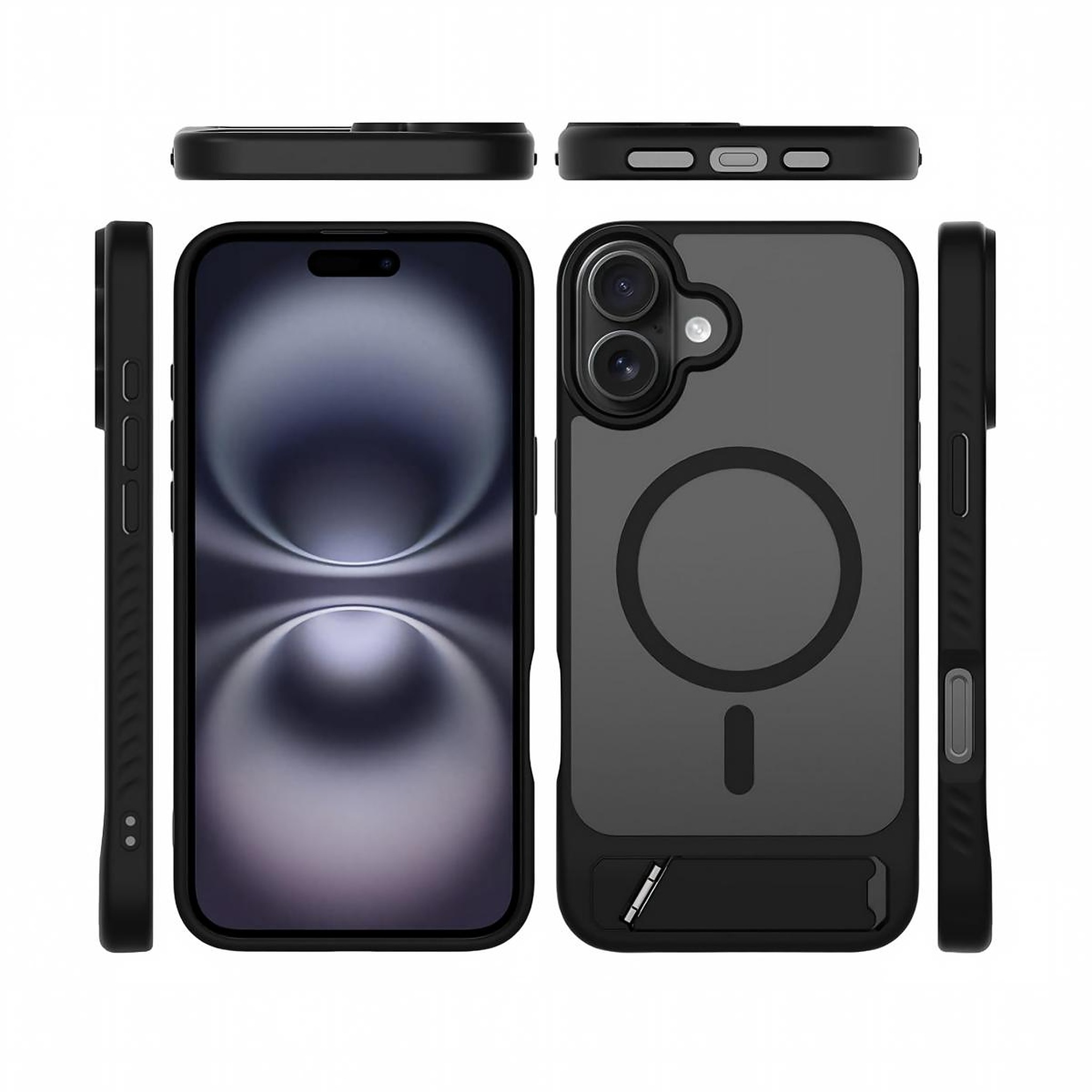 SendaFit Matte 45° Kickstand Case for iPhone 16 Plus