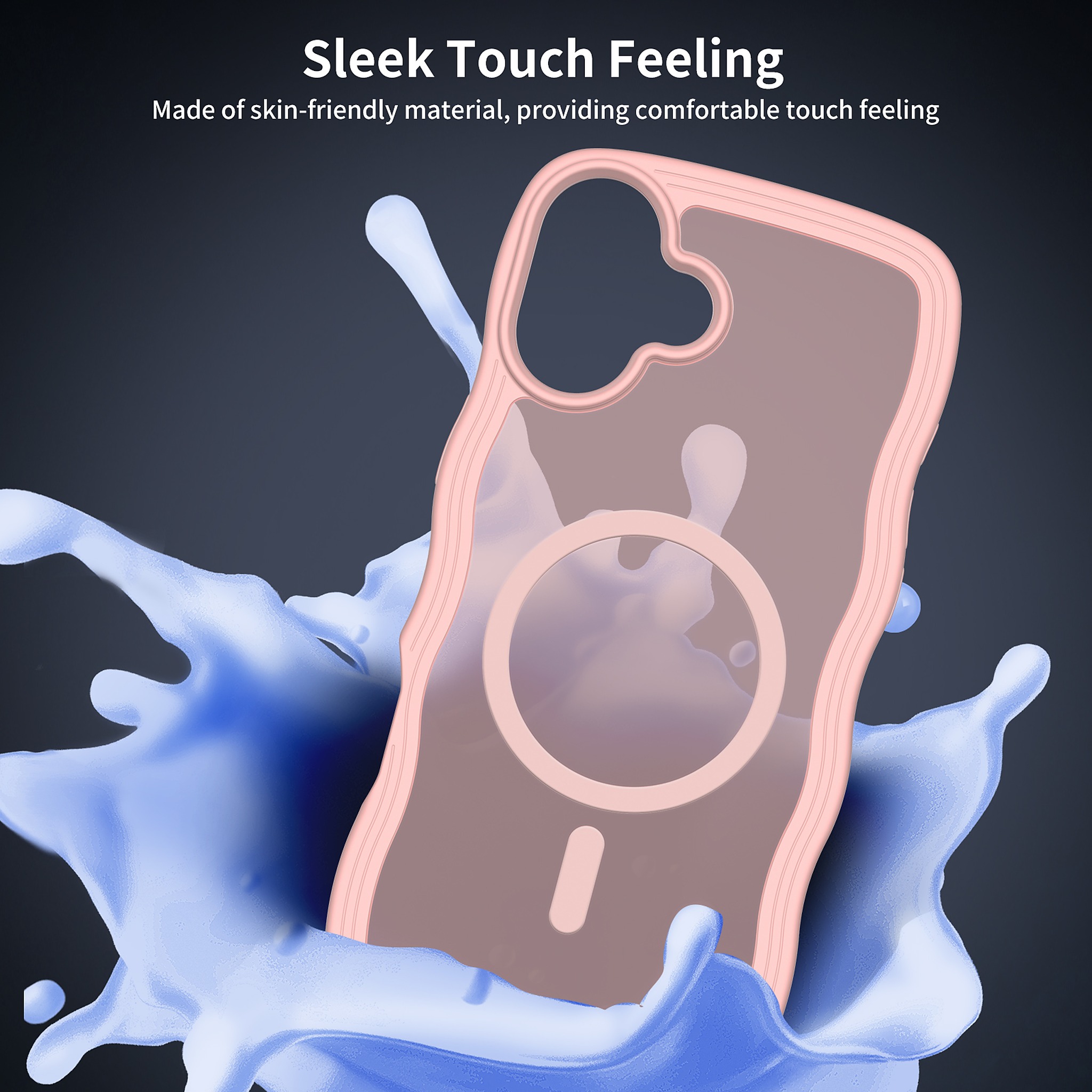 SendaFit Skin-Feel Two-in-One MagSafe Case for iPhone 16 Plus (Orange Accent) detail 12