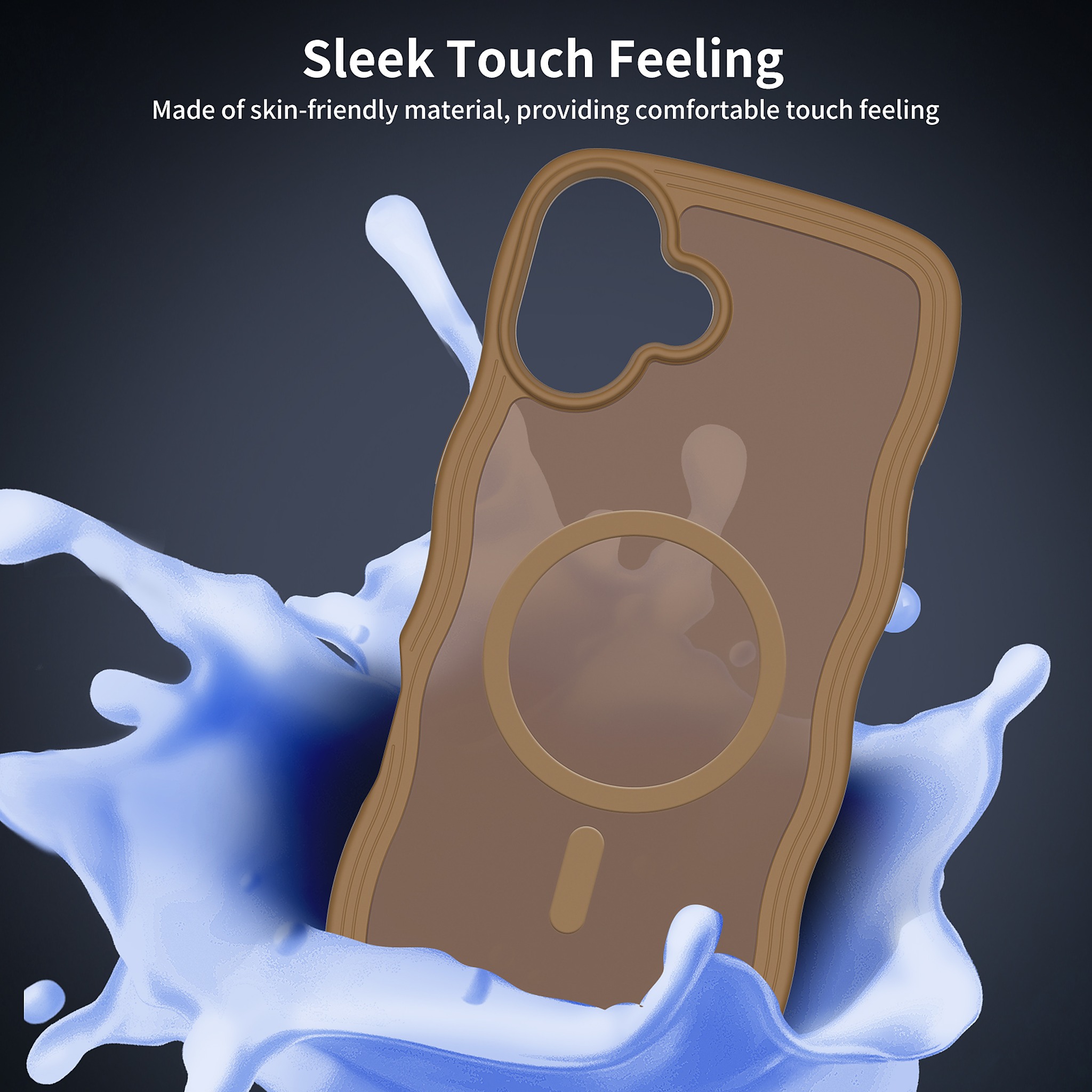 SendaFit Skin-Feel Two-in-One MagSafe Case for iPhone 16 Plus (Orange Accent) detail 30