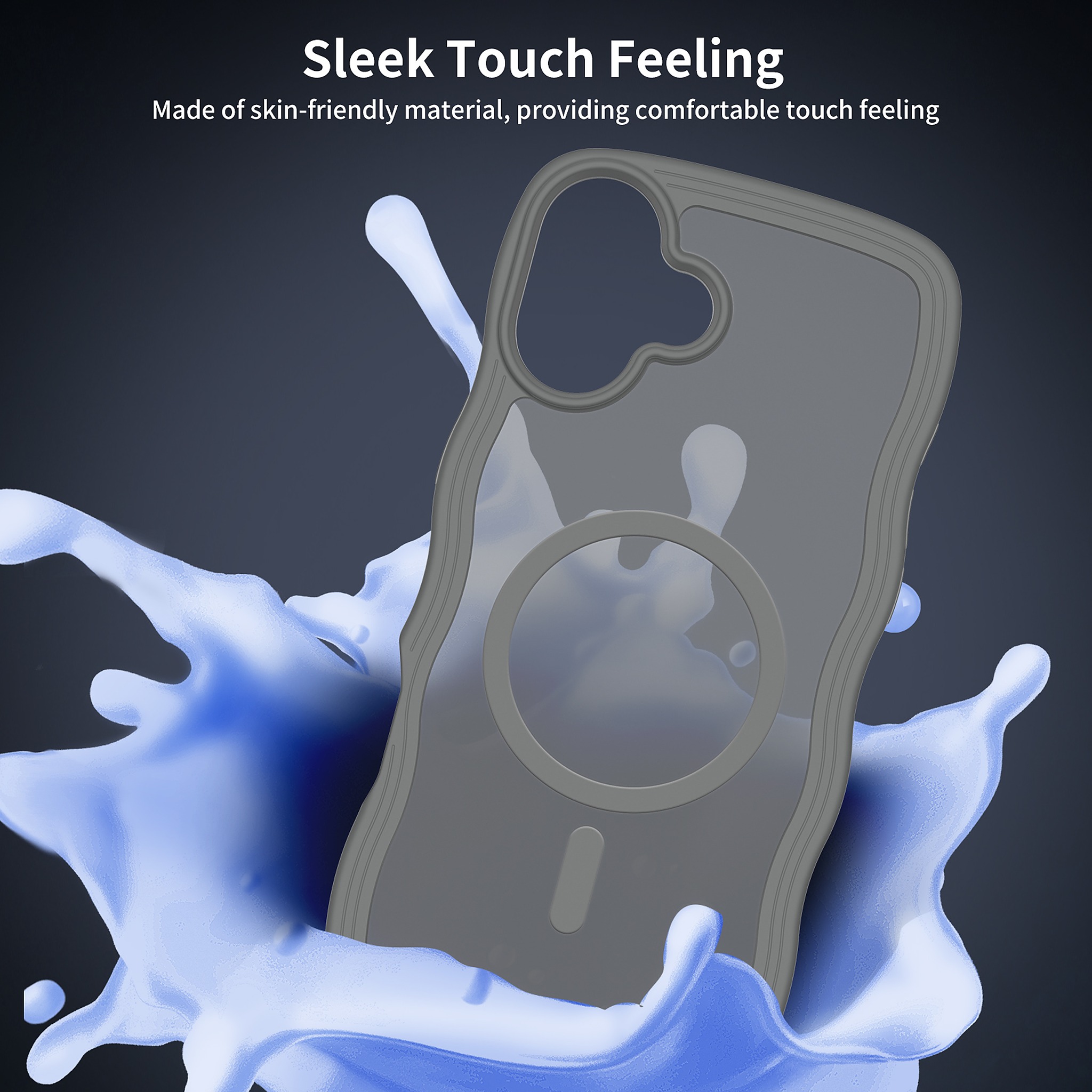 SendaFit Skin-Feel Two-in-One MagSafe Case for iPhone 16 Plus (Orange Accent) detail 6