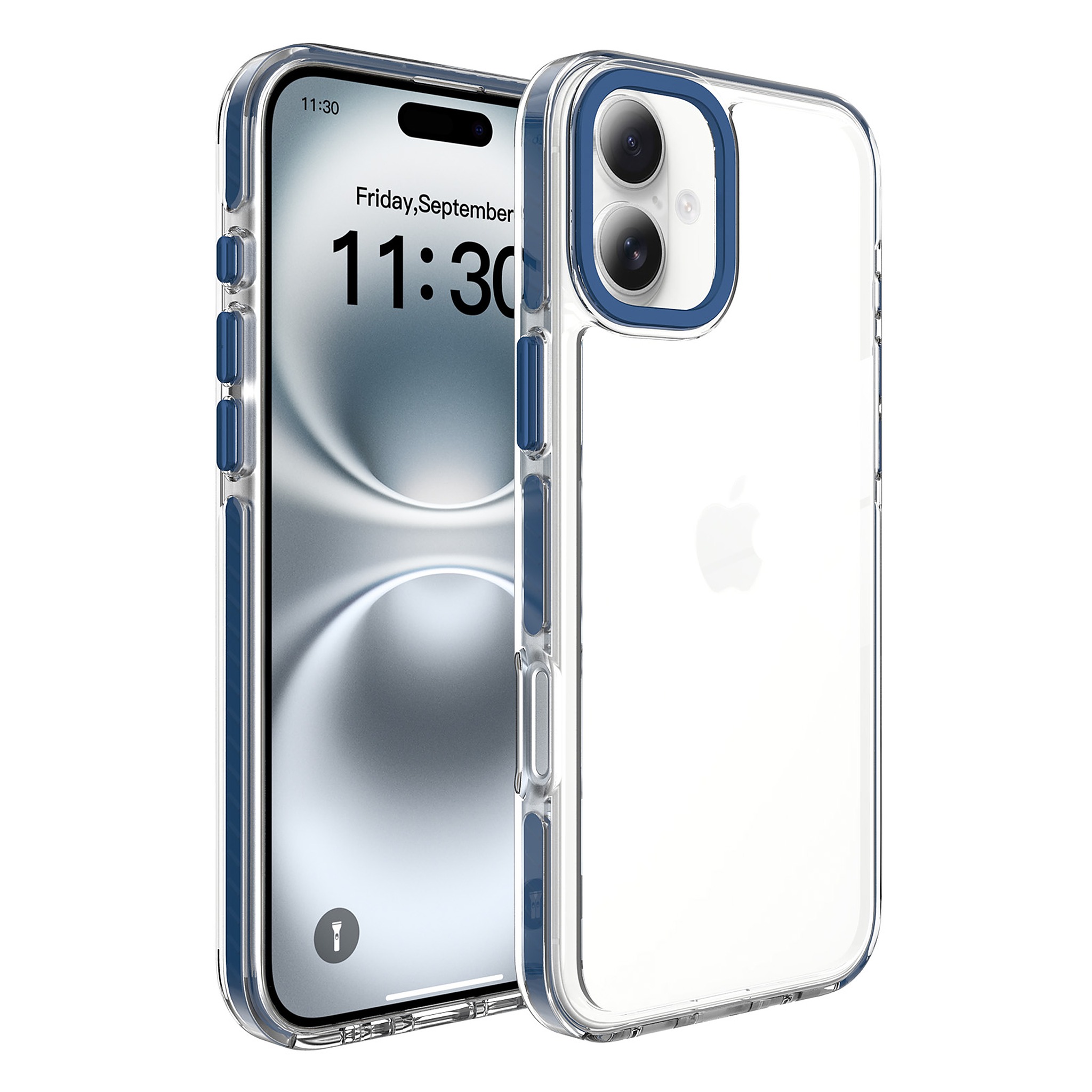 SendaFit Iridescent Two-Tone Case for iPhone 16 Plus - Royal Blue