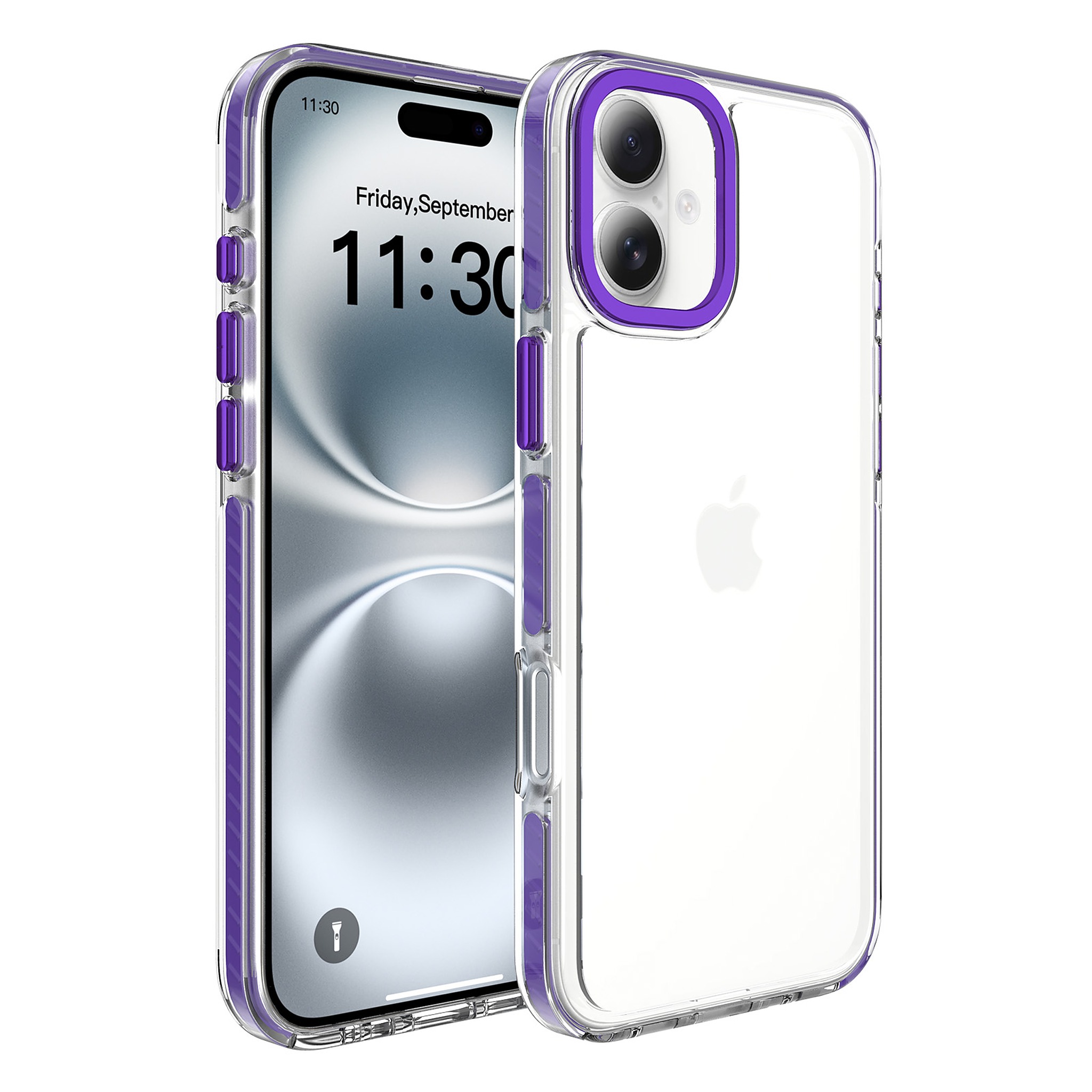 SendaFit Iridescent Two-Tone Case for iPhone 16 Plus - Purple