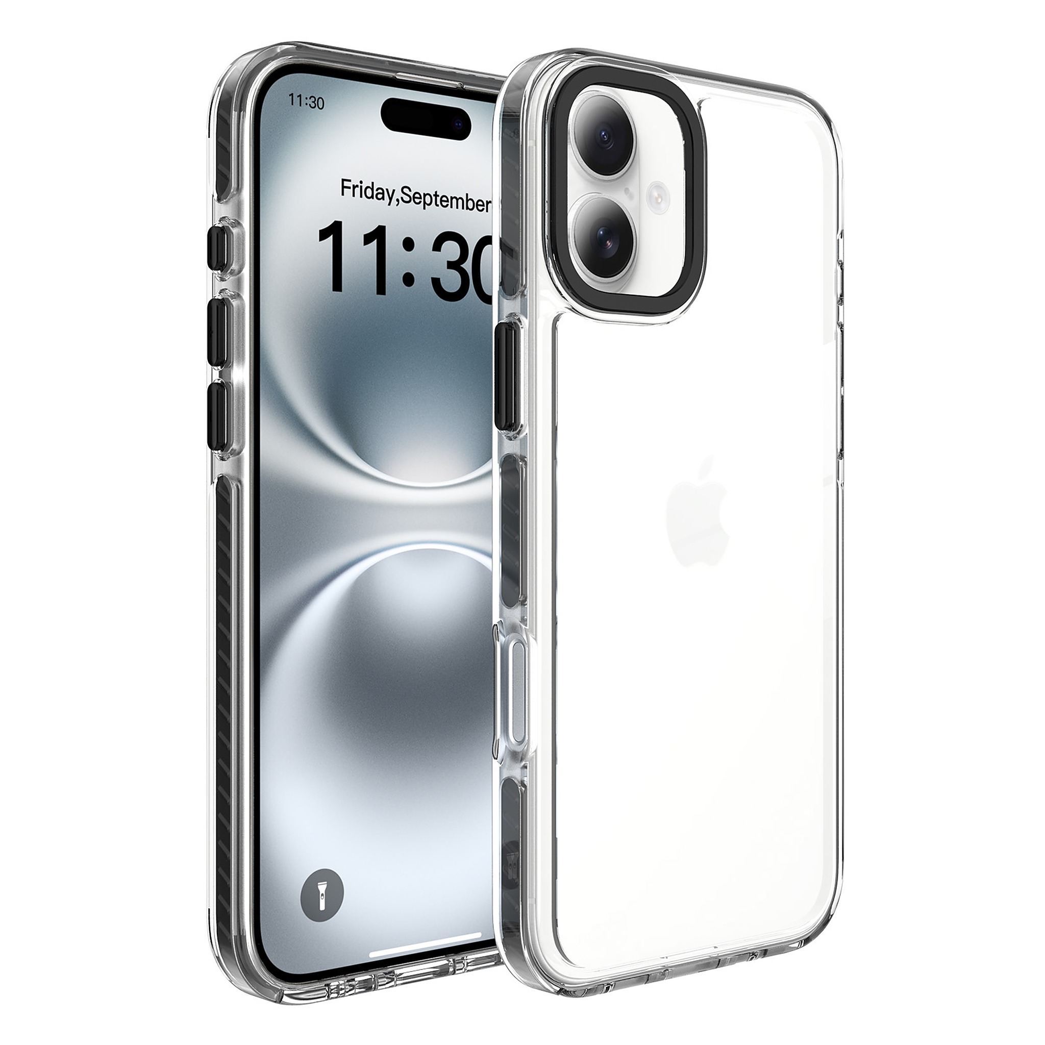 SendaFit Iridescent Two-Tone Case for iPhone 16 Plus - Black